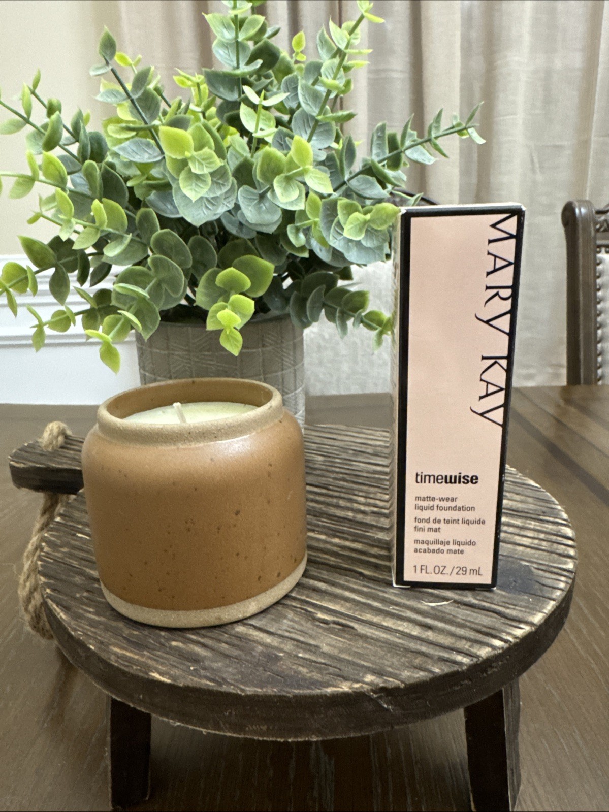 💕Mary Kay 1 Oz Beige 1 TimeWise Matte Wear Liquid Foundation (038757) NIB 🥰