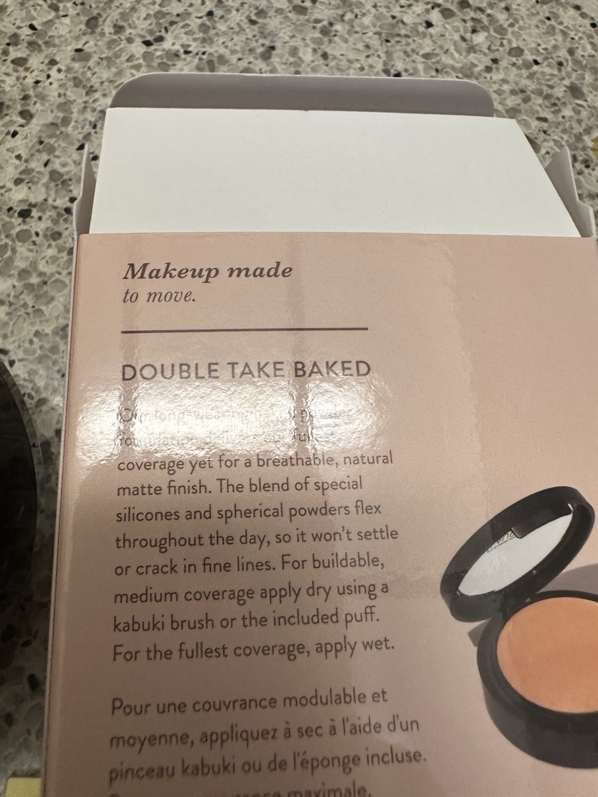 Laura Geller Double Take Bake Versatile Powder Foundation MEDIUM .35oz /10g FULL