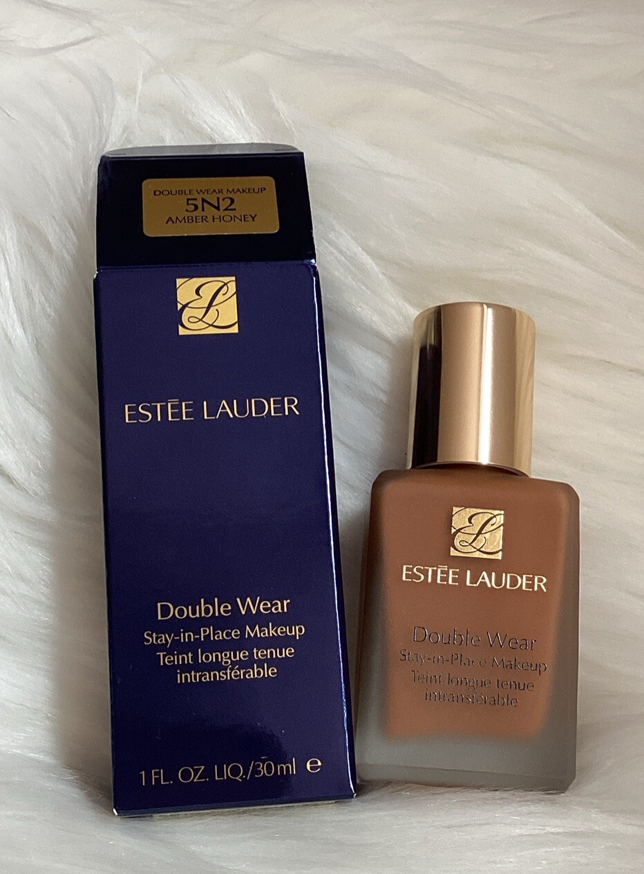 Estee Lauder Double Wear Stay In Place Makeup Foundation ~ 5N2 AMBER HONEY ~ 1oz