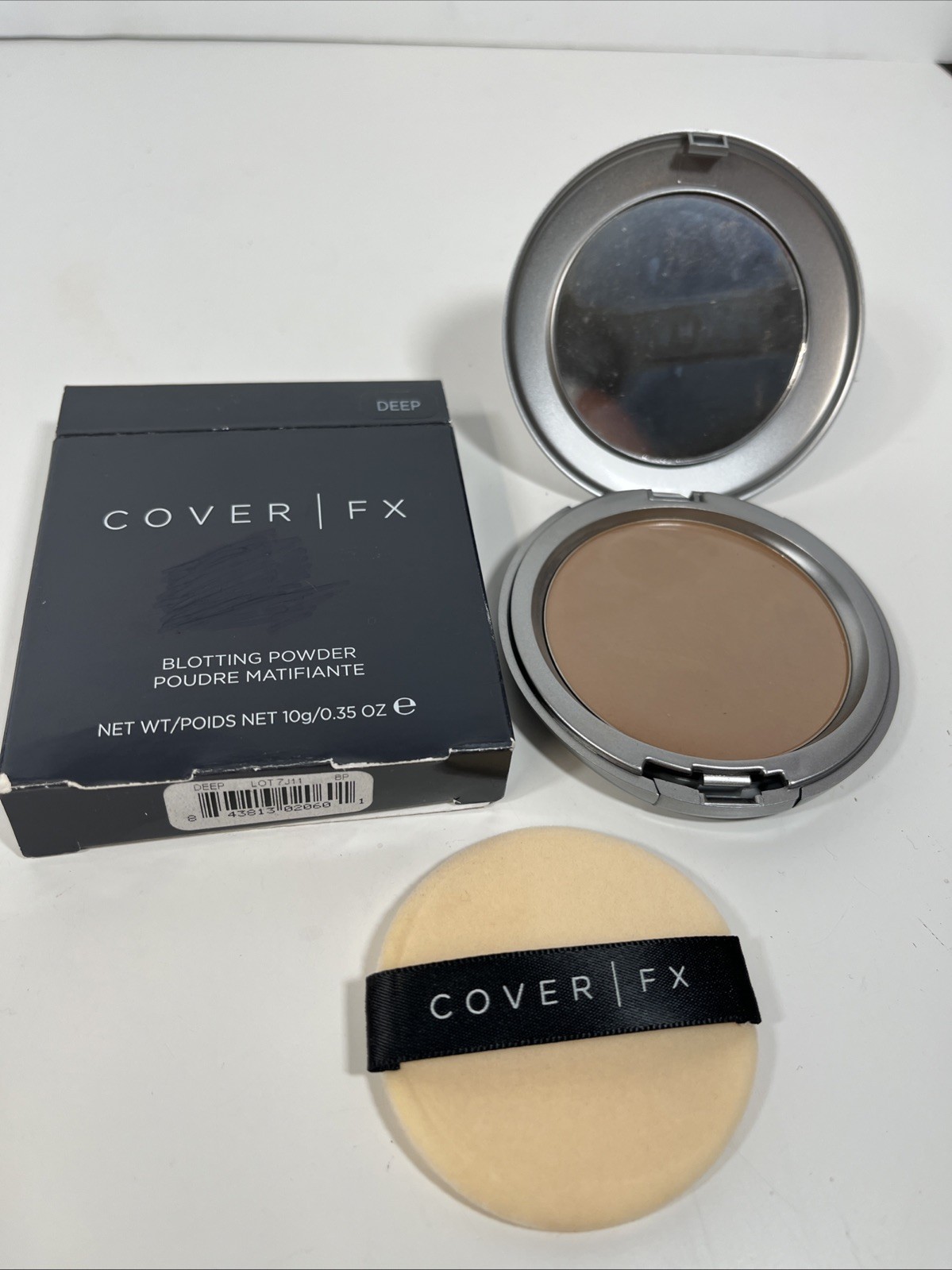 Cover FX Pressed Mineral Foundation Lot 7J11 Deep 0.35oz. NIB