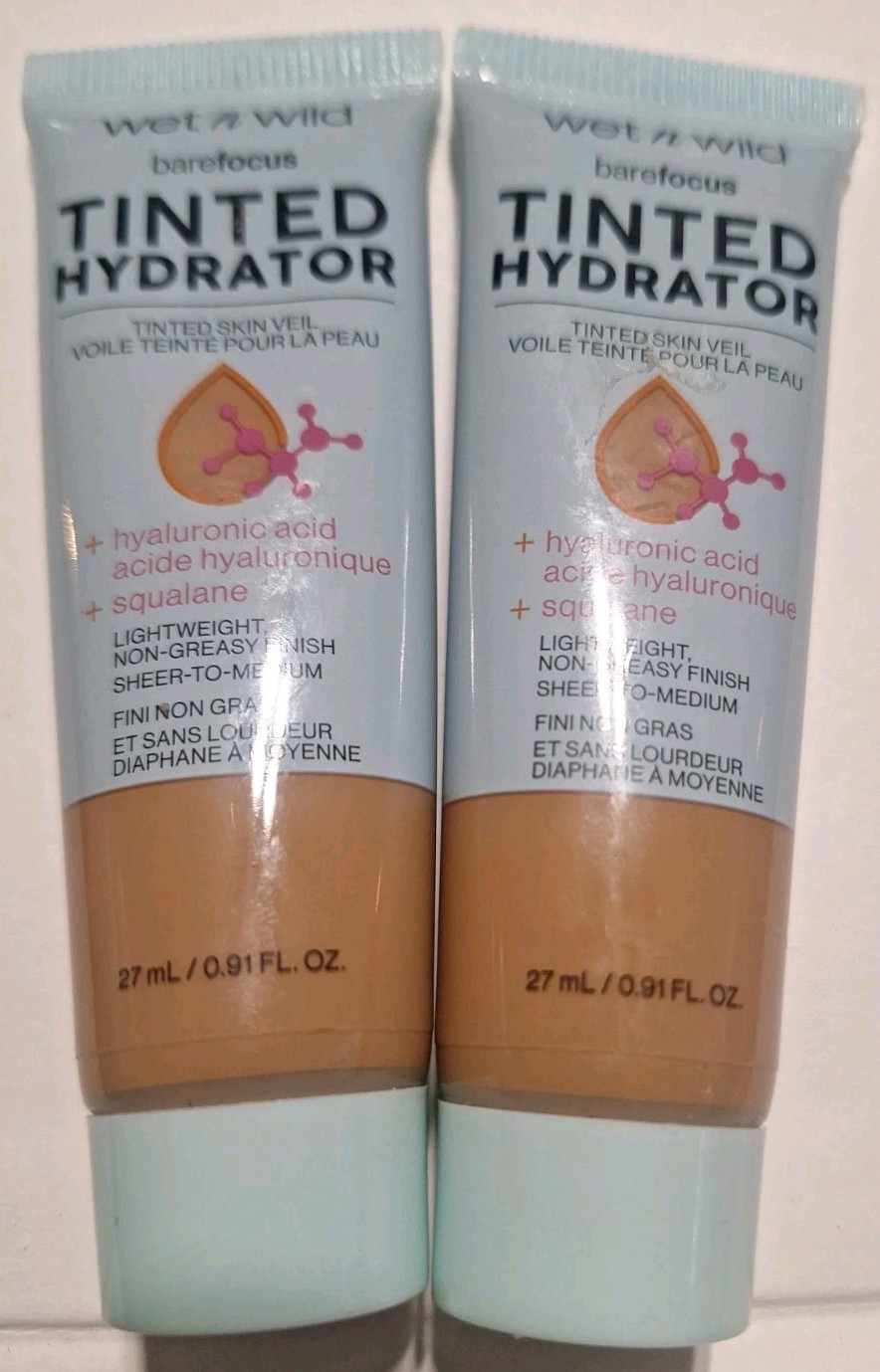wet n wild Bare Focus Tinted Hydrator Medium Deep Semi-Matte Buildable 0.91oz