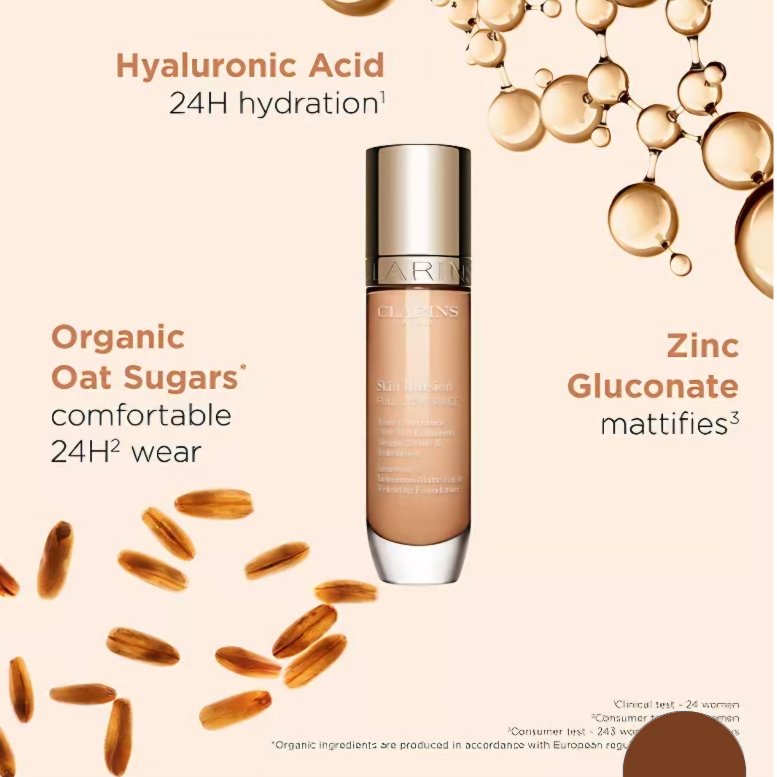 ⭐️NEW⭐️ Clarins – Everlasting Long-Wearing & Hydrating Matte Foundation, 120C