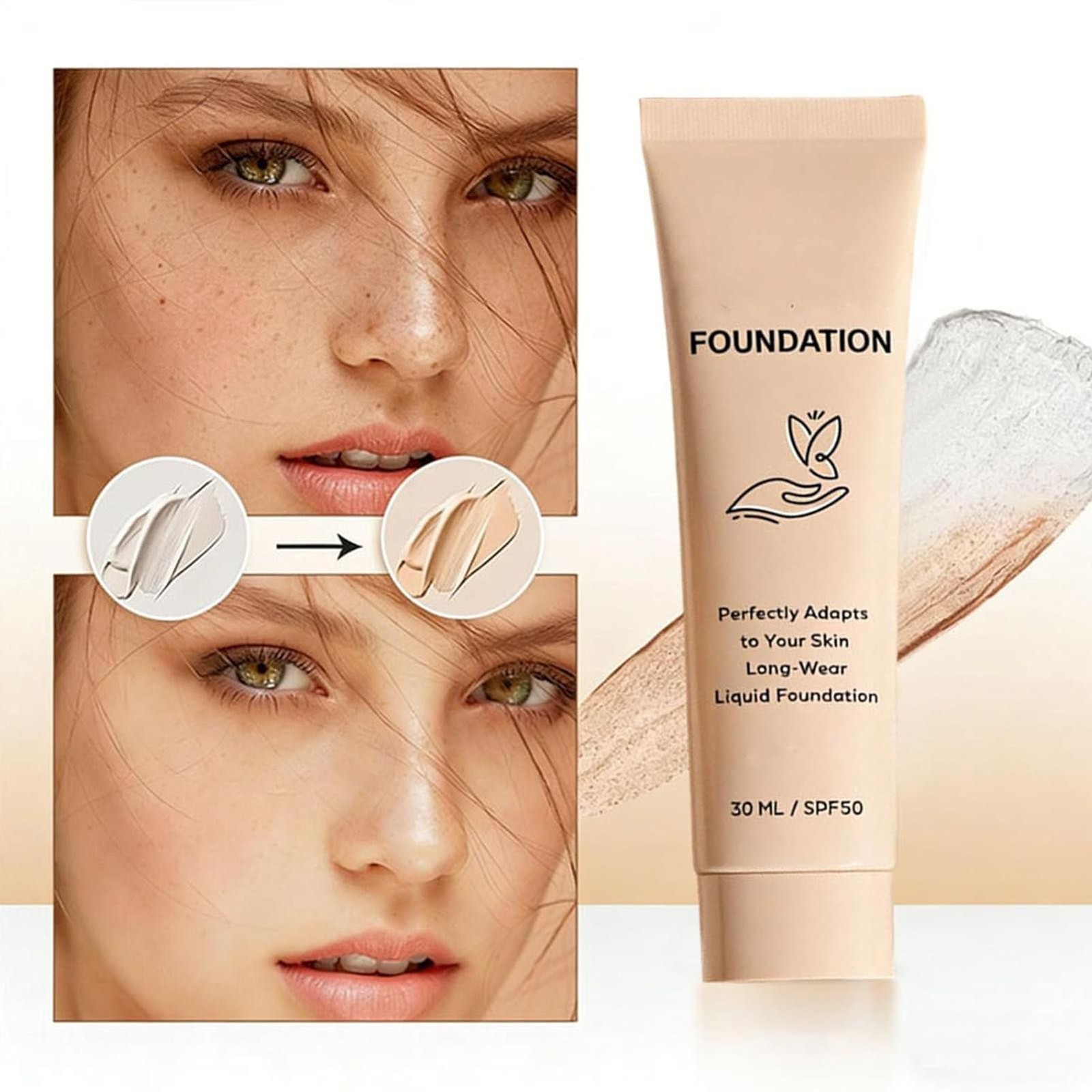 Luxe Foundation Colour Changing SPF 50, Luxe Foundation For Mature Skin