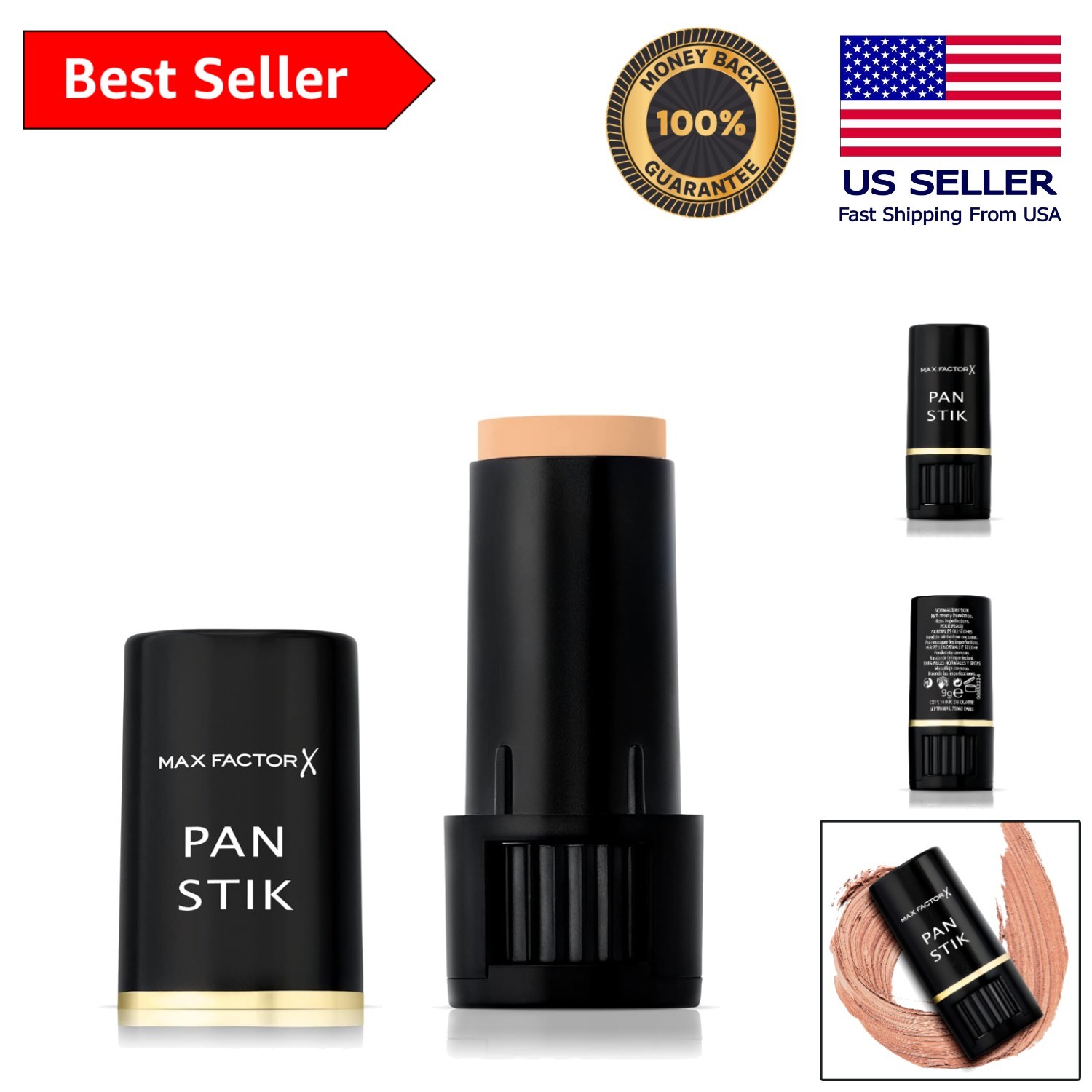 Pan Stik Foundation 13 Nouveau Beige – Effortless Full Coverage & Radiant Finish