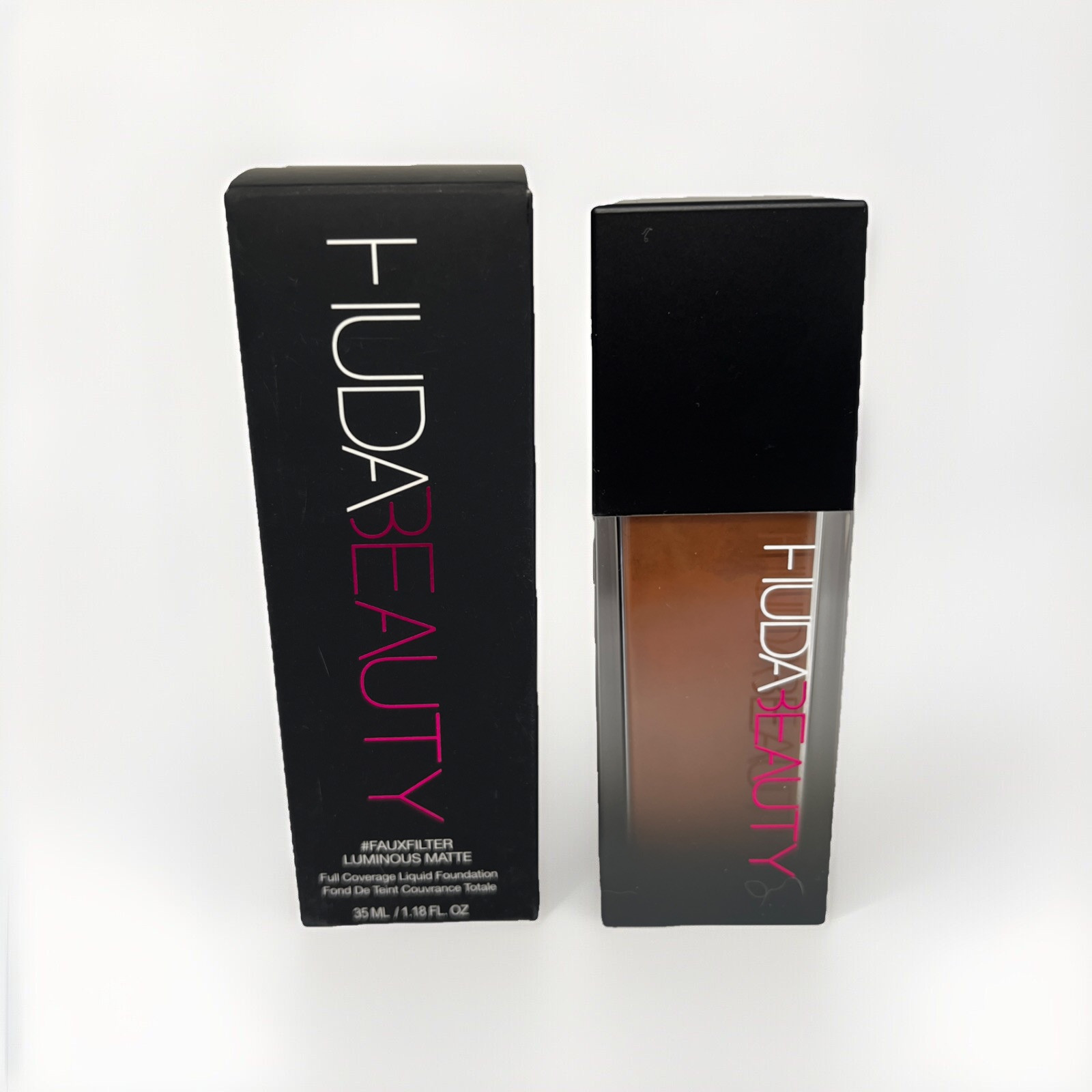 NIB Huda Beauty Fauxfilter Matte Full Coverage Foundation Coffee Bean 530R
