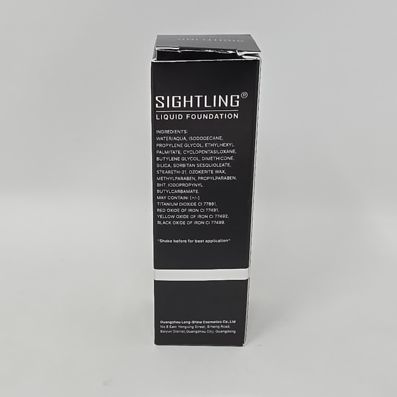 Sightling Liquid Foundation 104 Buff Beige Flawless Full Coverage New Expired