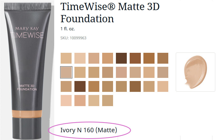 TimeWise Matte 3D Liquid Foundation – Med. to Full Coverage – 28 Color Choices
