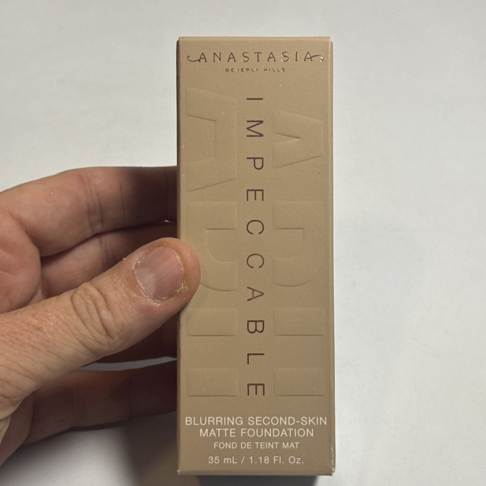 Anastasia impeccable blurring second skin matte foundation 2WP Brand New Sealed