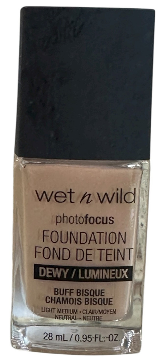 Wet N Wild Photo Focus Foundation Matte Buff Bisque, 28ml/.95 fl oz