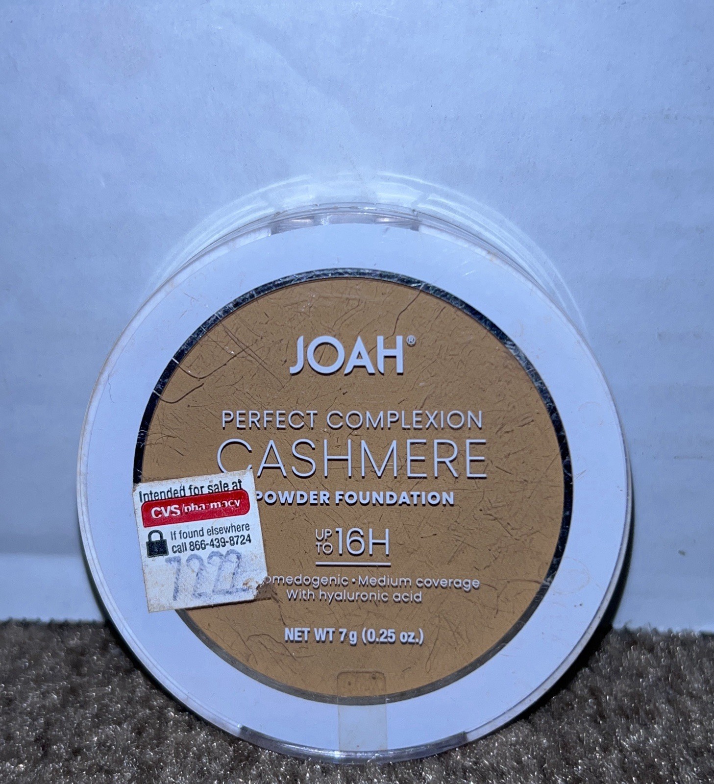 JOAH Perfect Complexion Cashmere Powder Foundation-16H