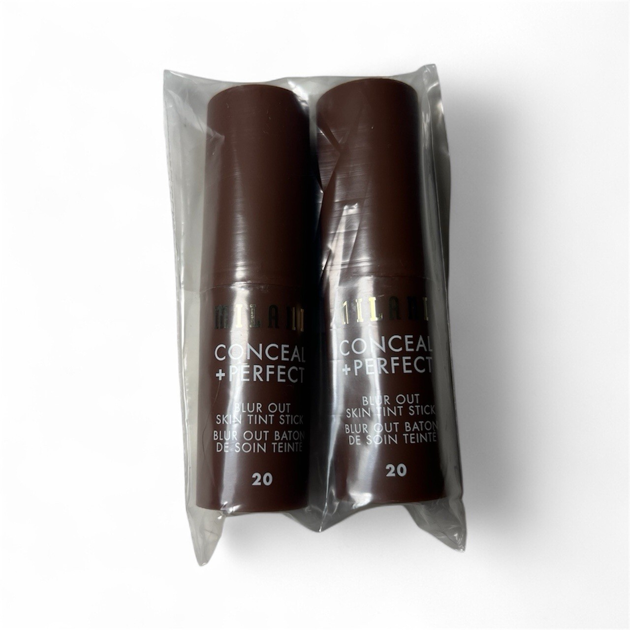 Lot Of 2: Milani Conceal + Perfect Blur Out Skin Tint 0.28oz – 020 Deep Red