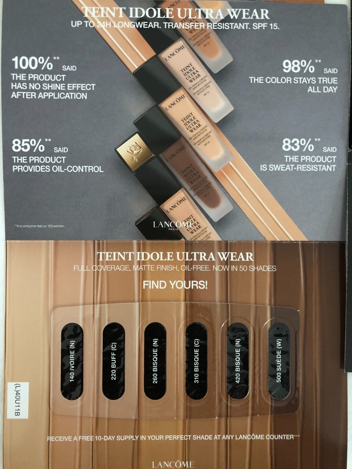 9 PCS Assorted Foundation + Primer + Concealer Lancome Laura Mercier NARS Stila