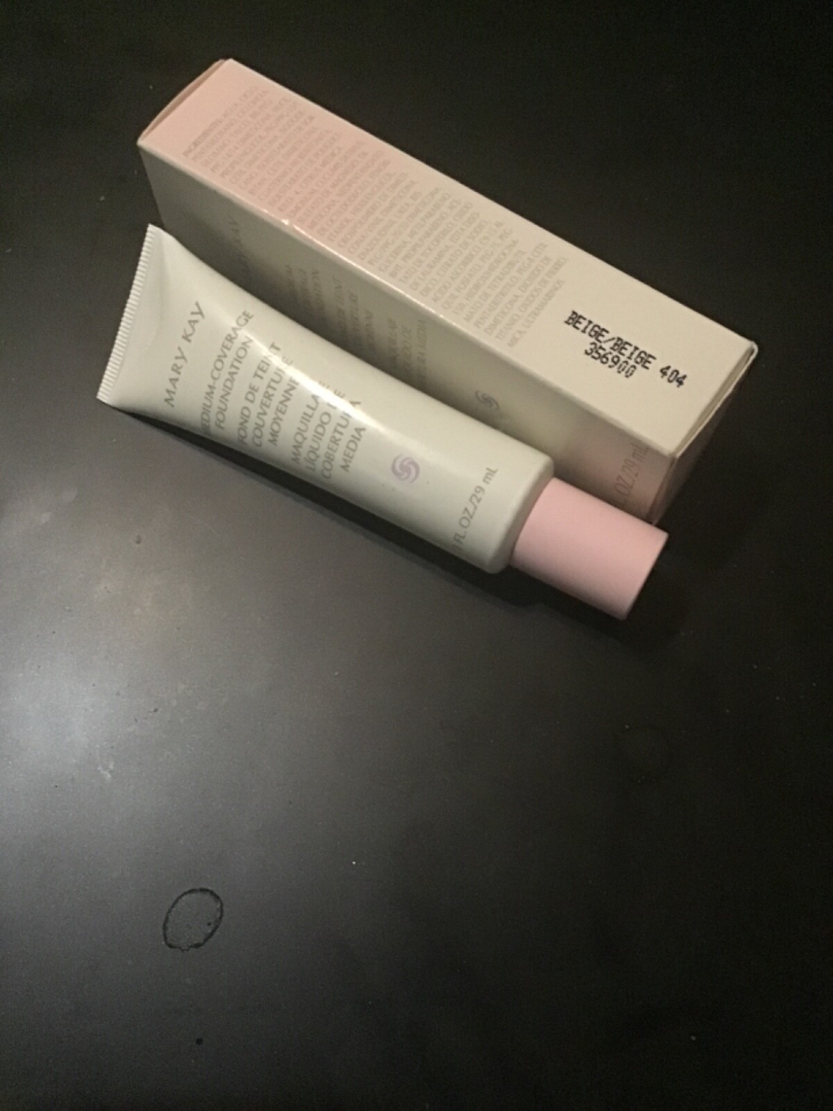 MARY KAY ~ Medium Coverage Foundation Beige 404 Pink Cap NWB HTF