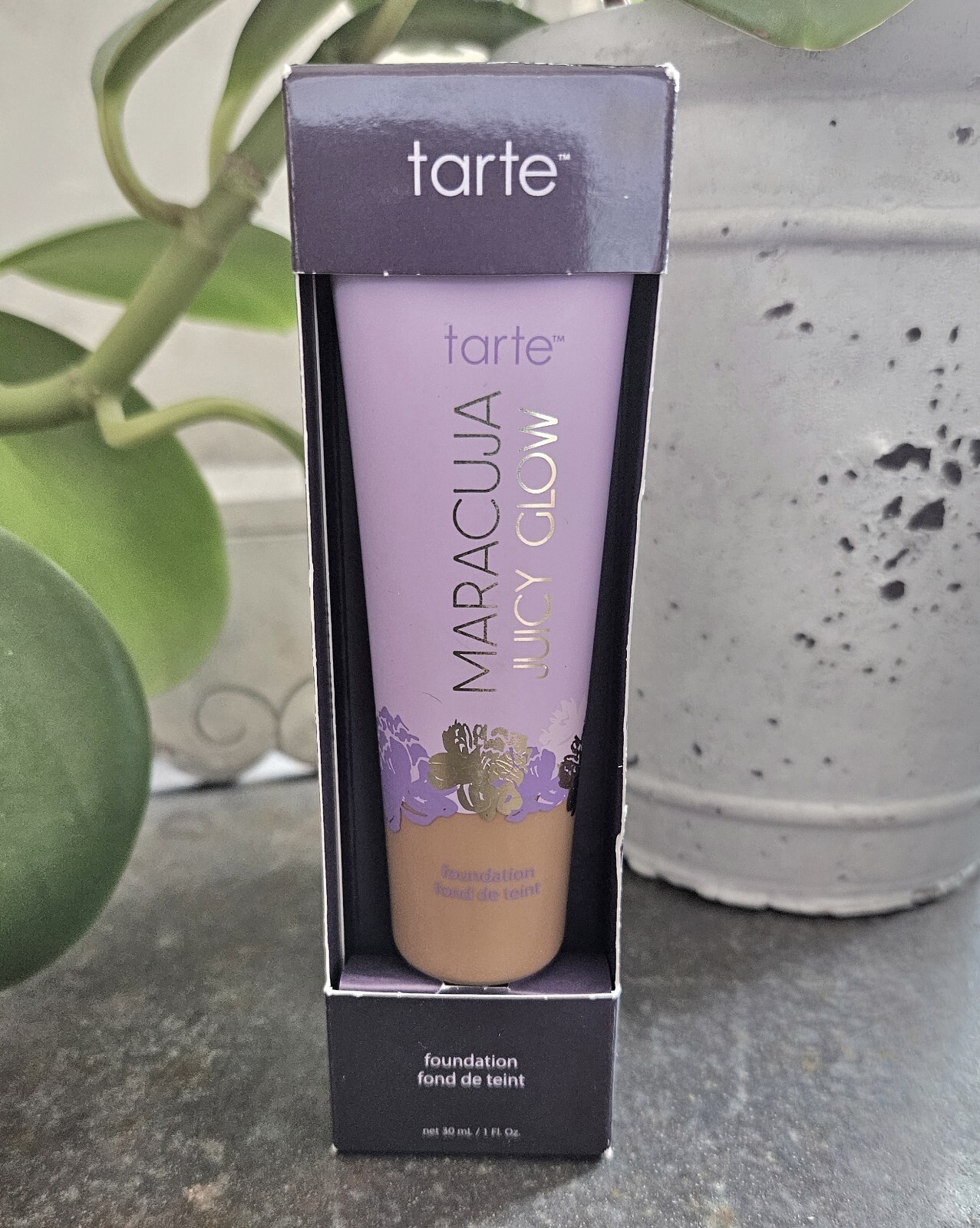 Tarte 46S TAN DEEP SAND Maracuja Juicy Glow Foundation 1 oz. NIB!