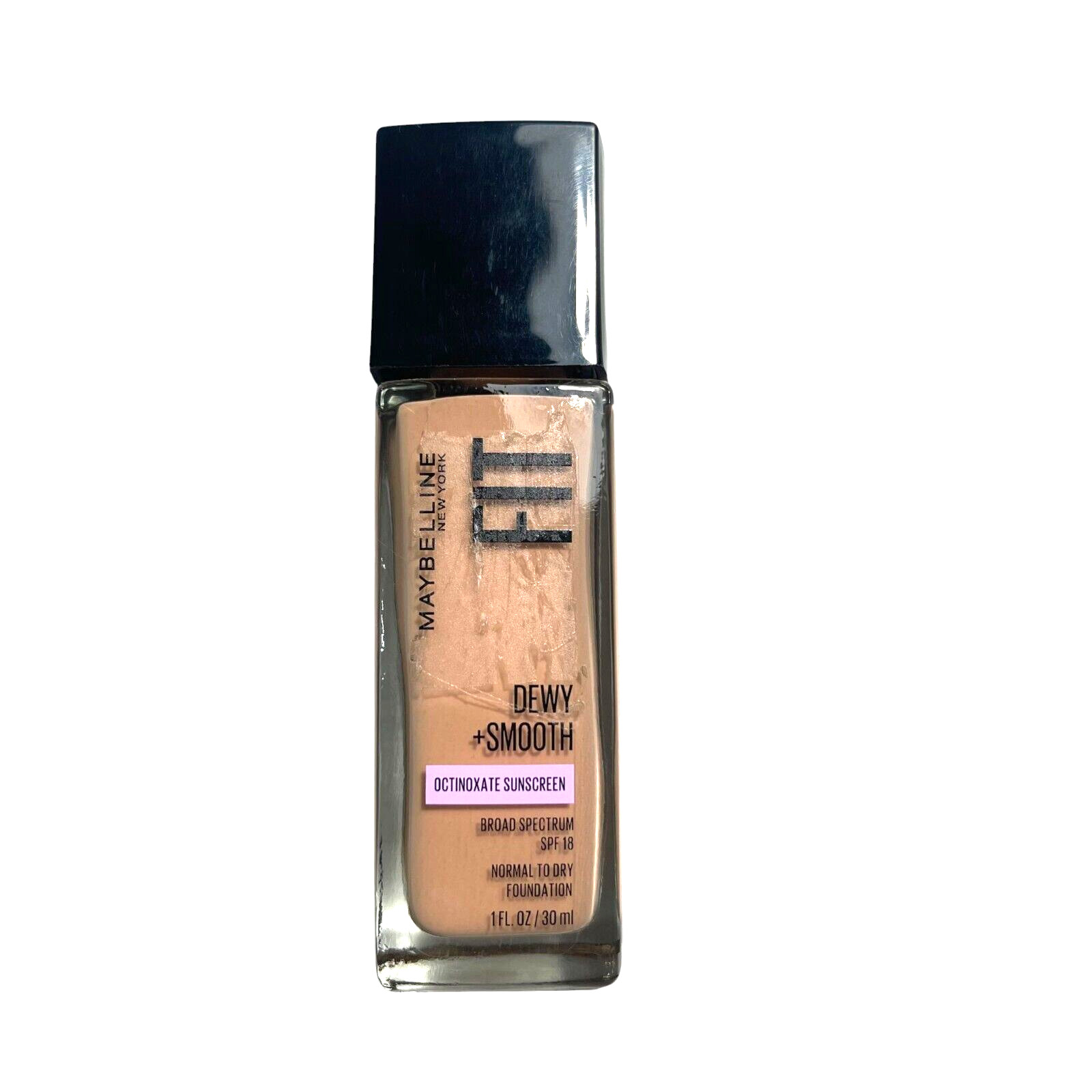 Maybelline Fit Me Ivory 115 Dewy + Smooth Octinoxate Suncreen SPF 18 Normal/Dry