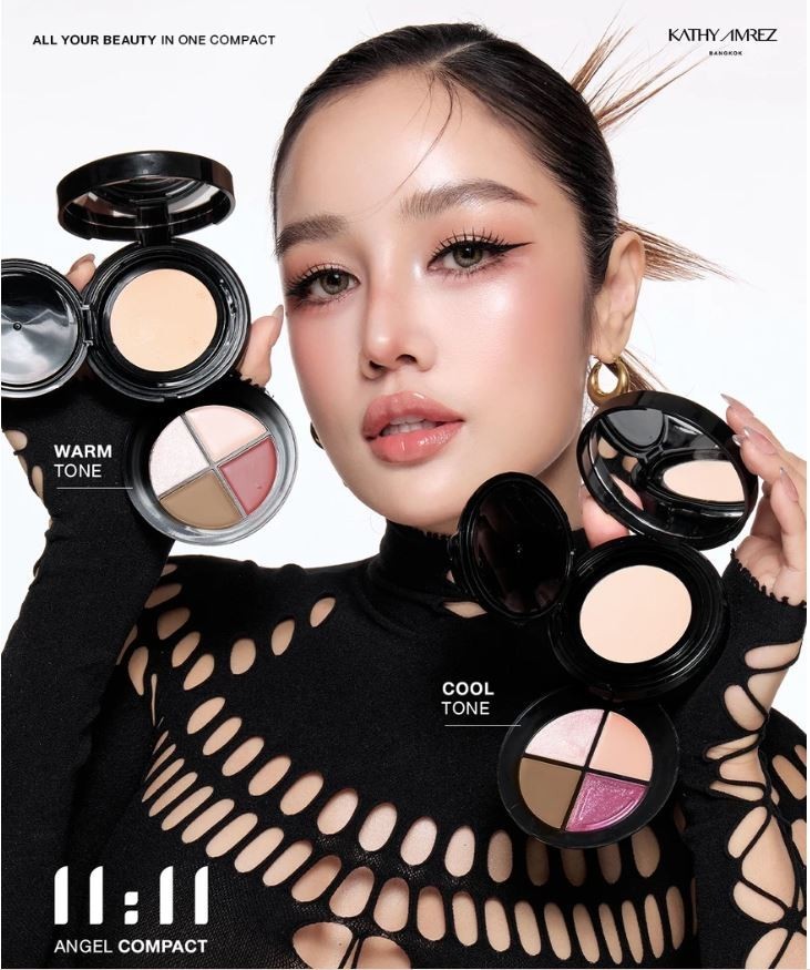Kathy Amrez Angel Compact multi – functional cushion foundation serum texture