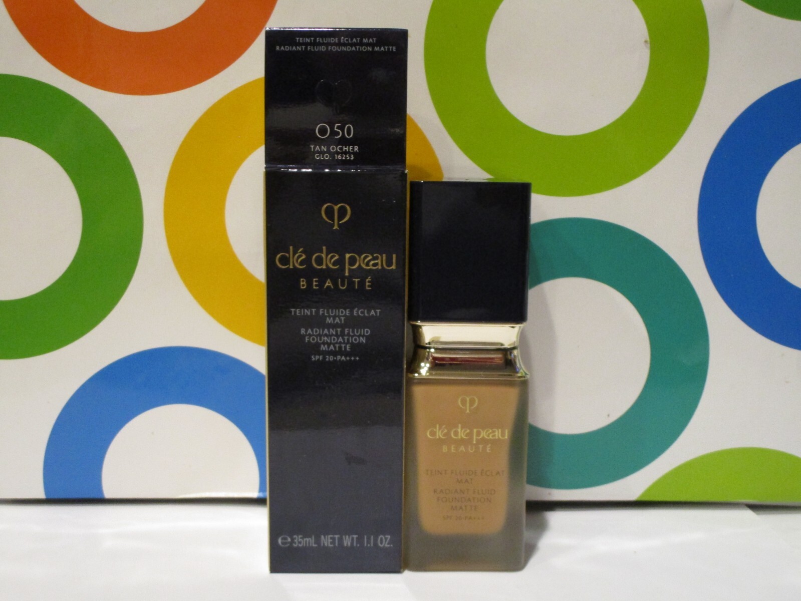 SHISEIDO ~ CLE DE PEAU BEAUTE RADIANT FLUID FOUNDATION ~ O 50 TAN OCHER