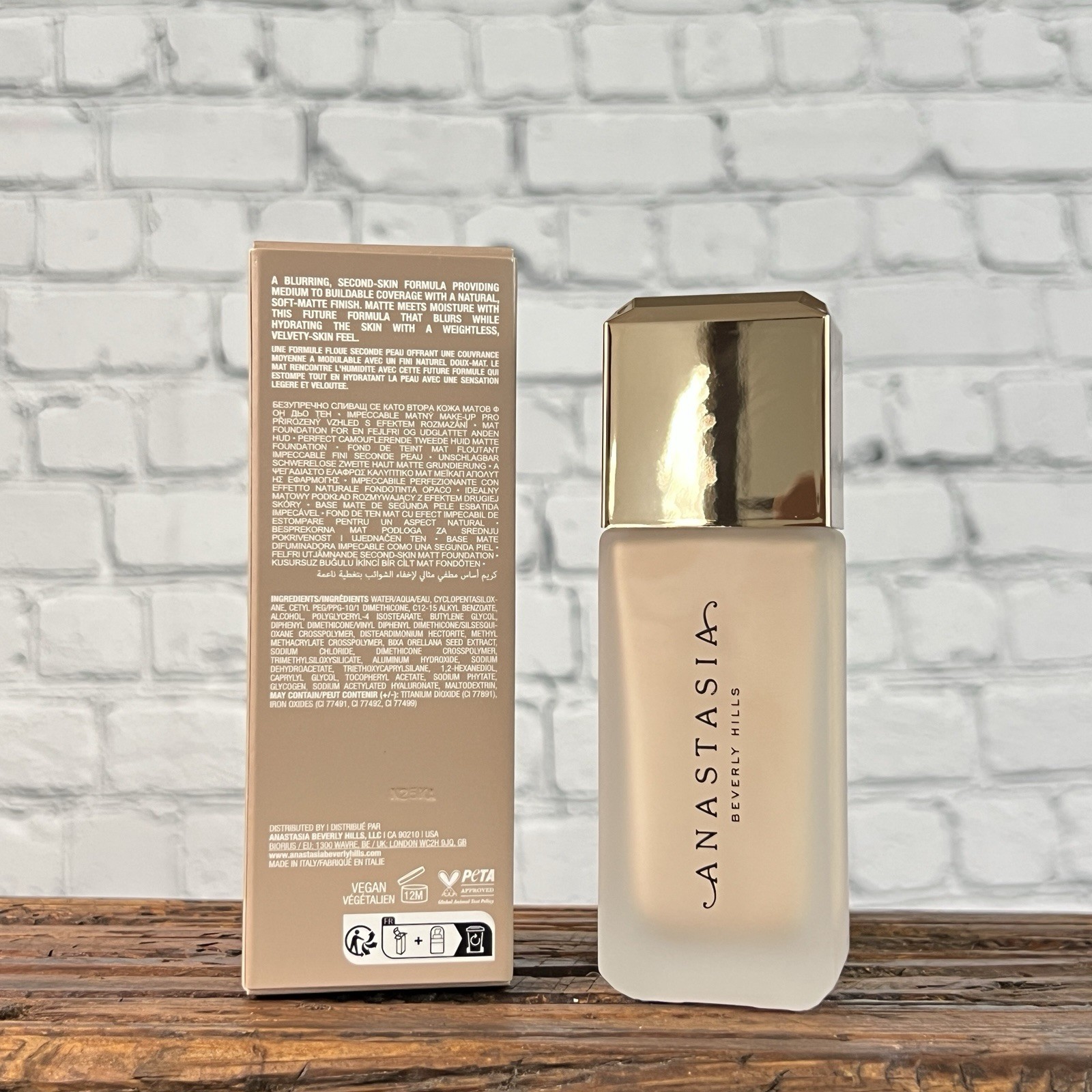 ANASTASIA Impeccable Blurring Second- Skin Matte Foundation 000N 1.18oz