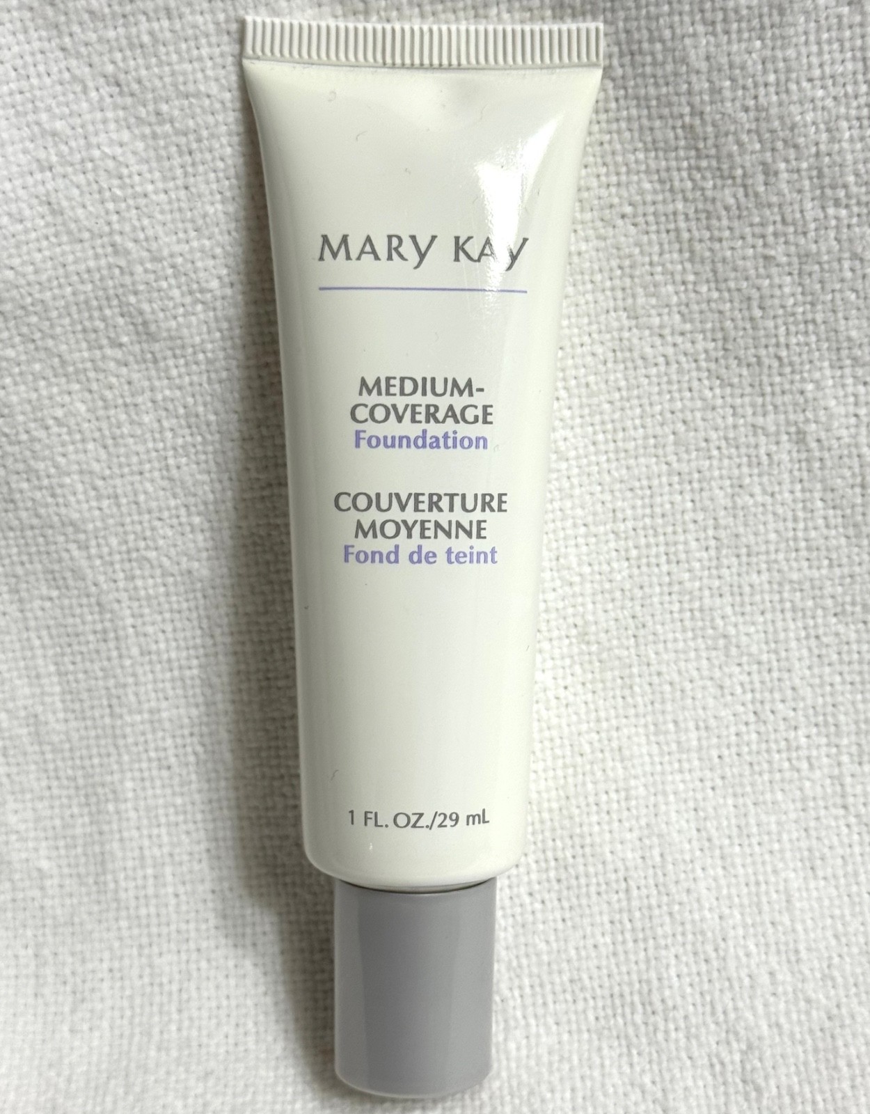 Mary Kay MEDIUM COVERAGE Liquid Foundation BEIGE 302 GRAY Lid Cap New No Box
