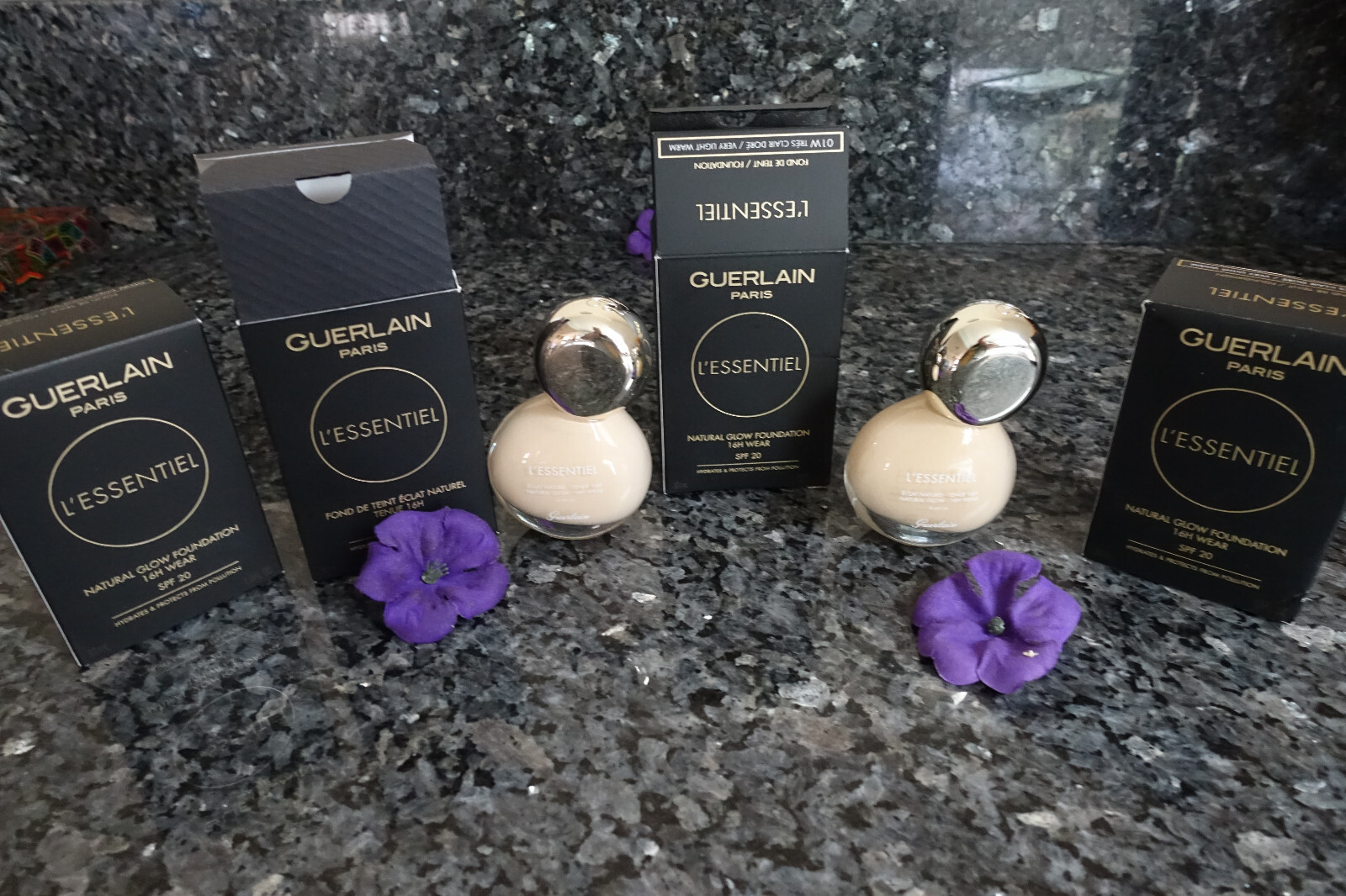 Guerlain L’esentiel natural glow foudation 16H wear new in box select yours