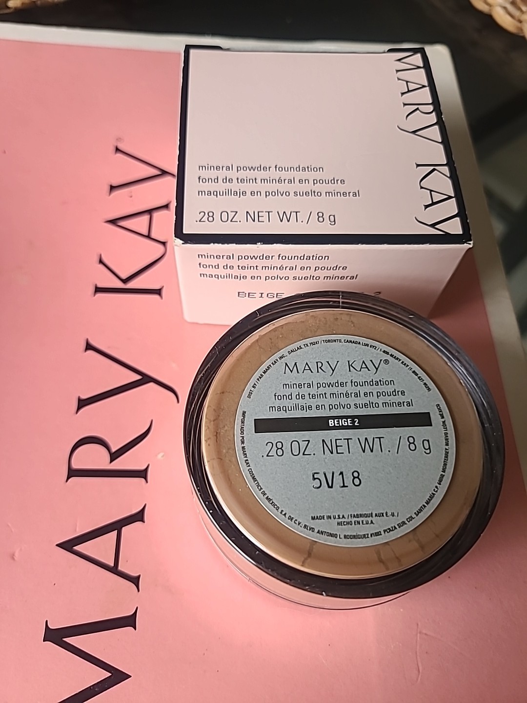 Mary Kay Mineral Powder Foundation Beige 2 , 040989 , 0.28 Oz Discontinued