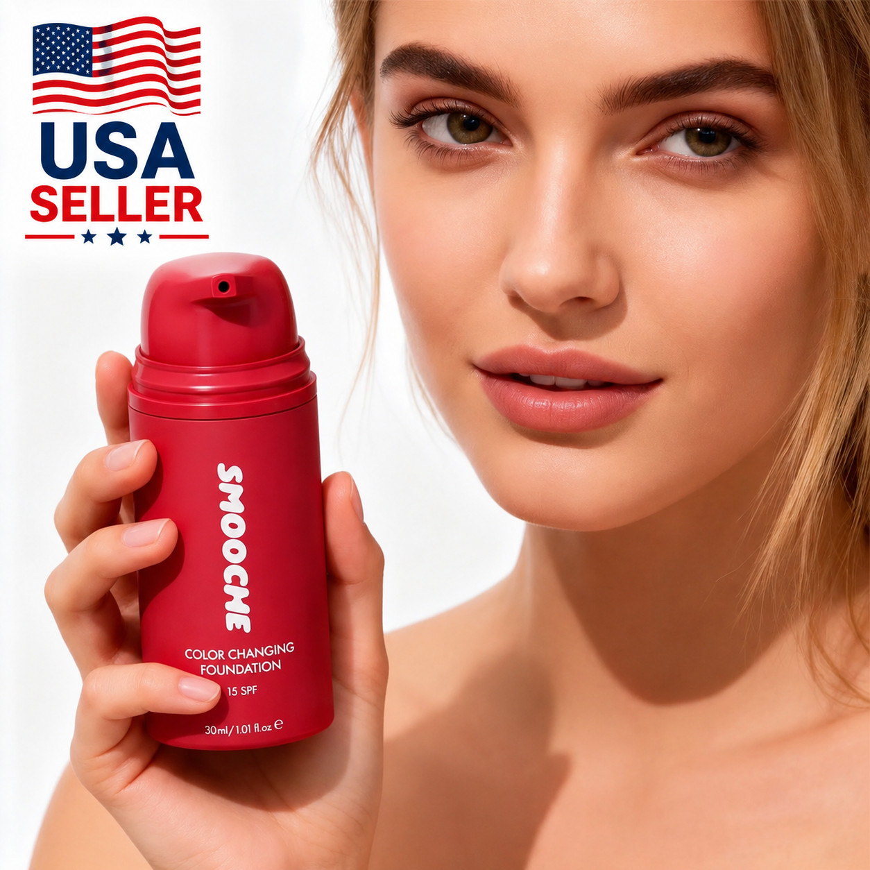Smooche Foundation Korean, Smooche Color Changing Foundation, For All Skin Types