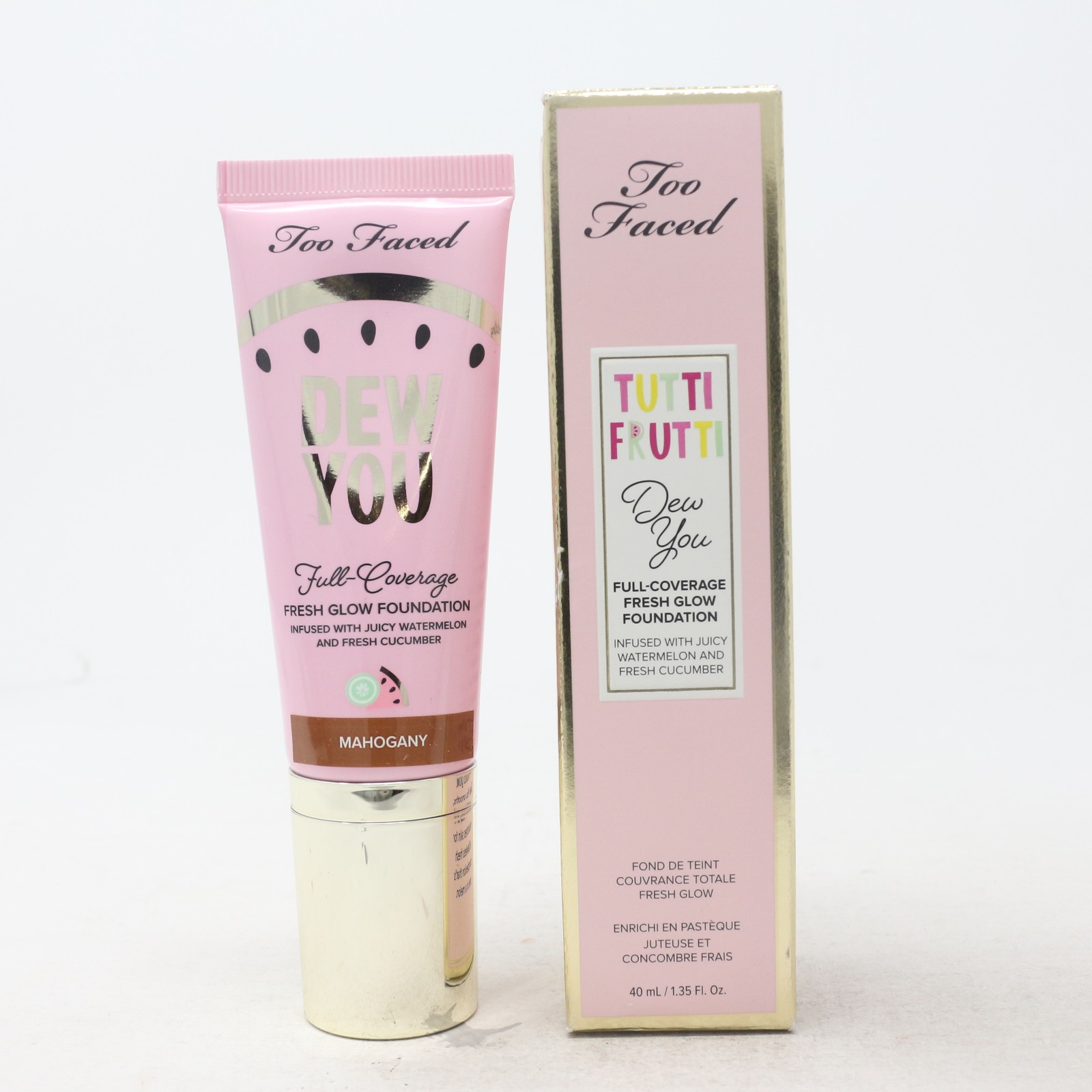 Too Faced Tutti Frutti Dew You Fresh Glow Foundation 1.35oz