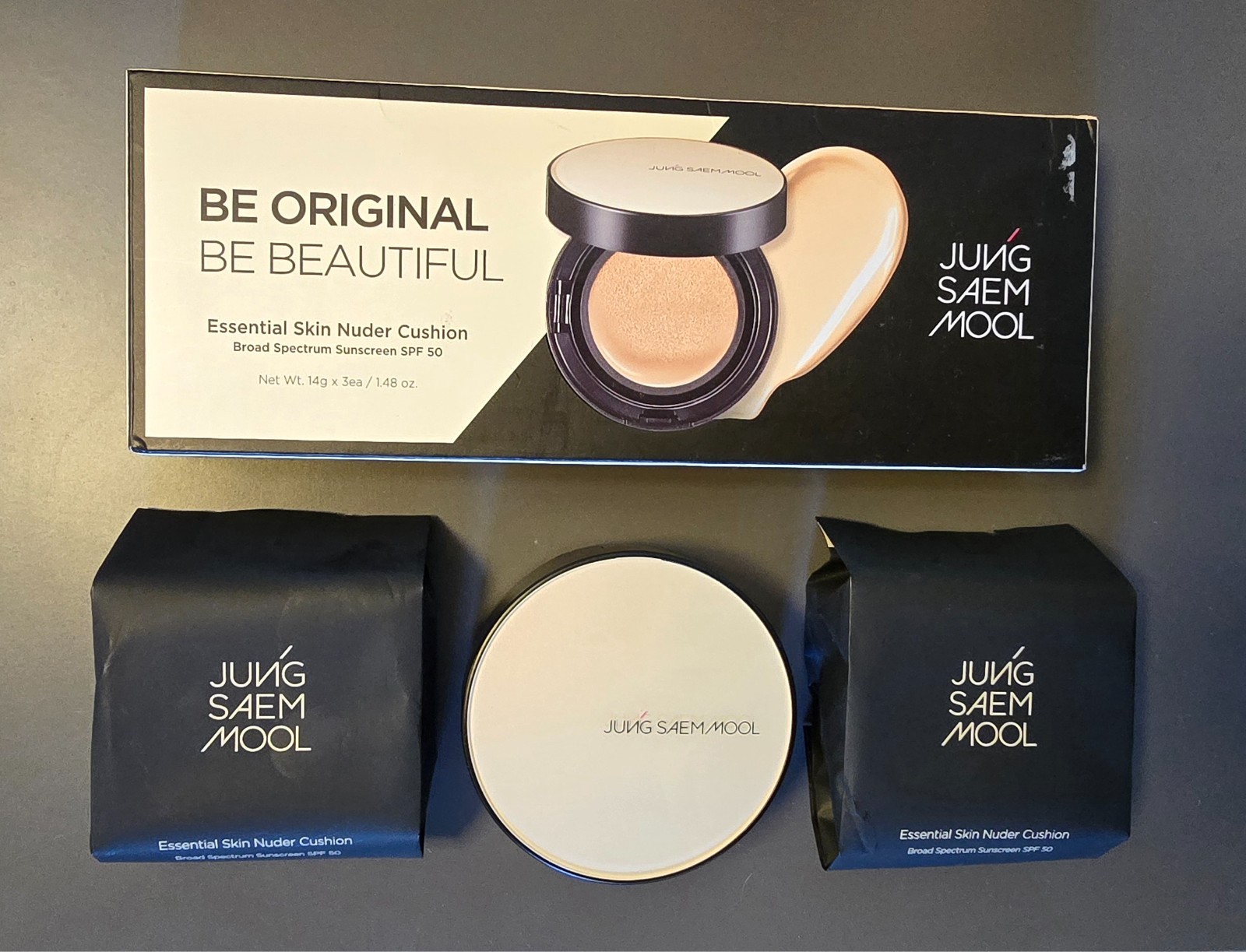 JUNGSAEMMOOL Jung Saem Mool Essential Skin Nuder Cushion SPF50 #19 Light Bundle