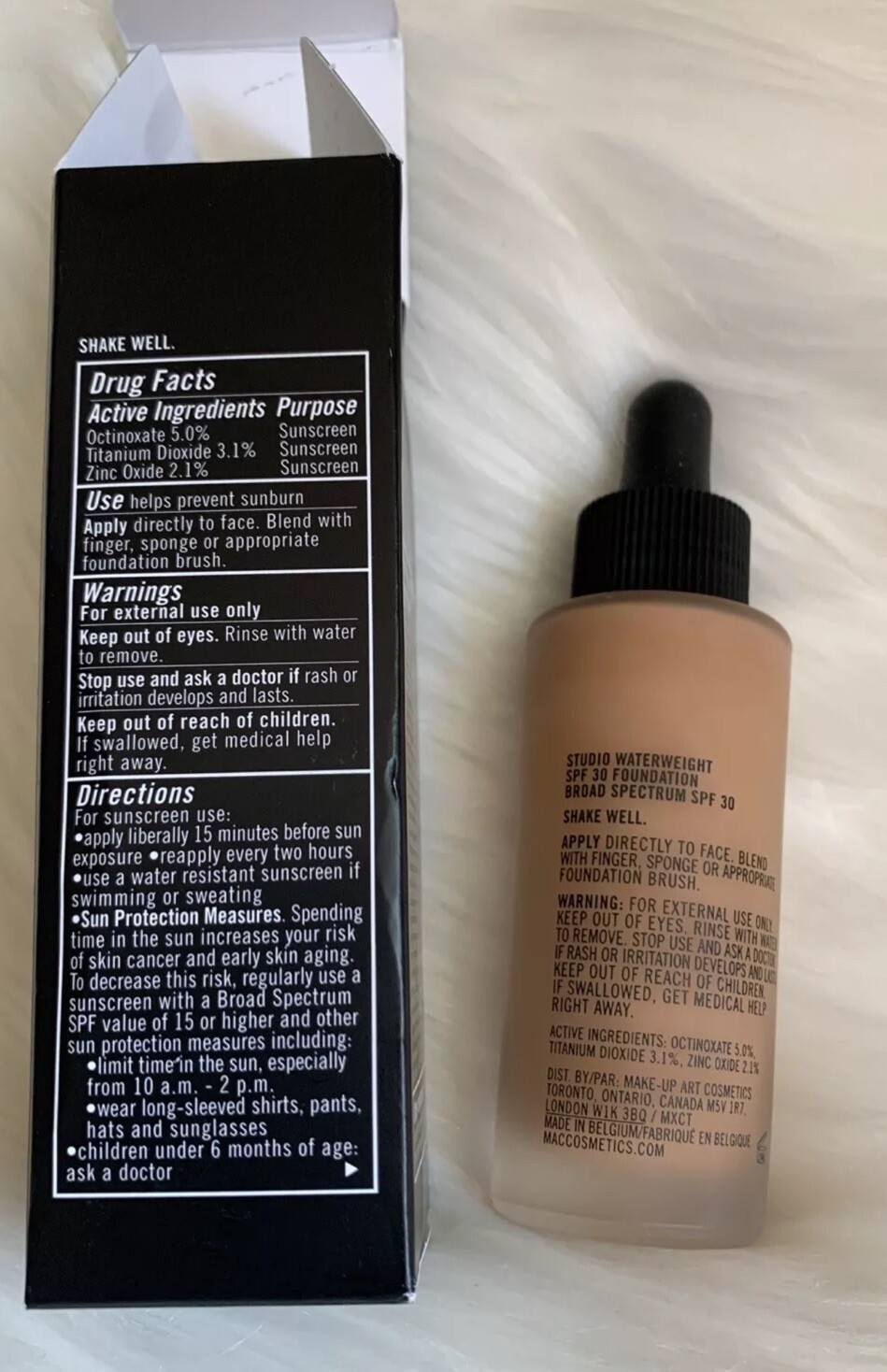 MAC Studio Waterweight SPF30 Foundation Shade NC44 ~ Full Size 30ml/1oz NIB