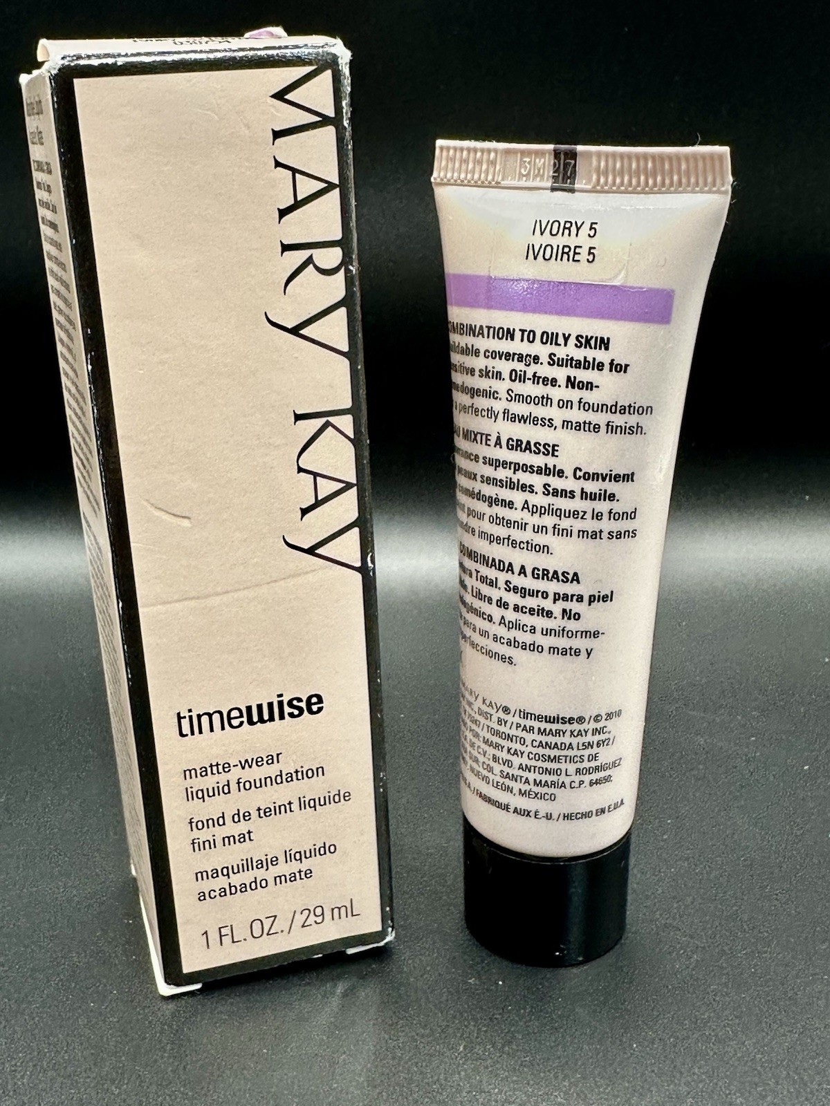 Mary Kay Timewise Ivory 5 Luminous Wear Liquid Foundation 038754 NIB