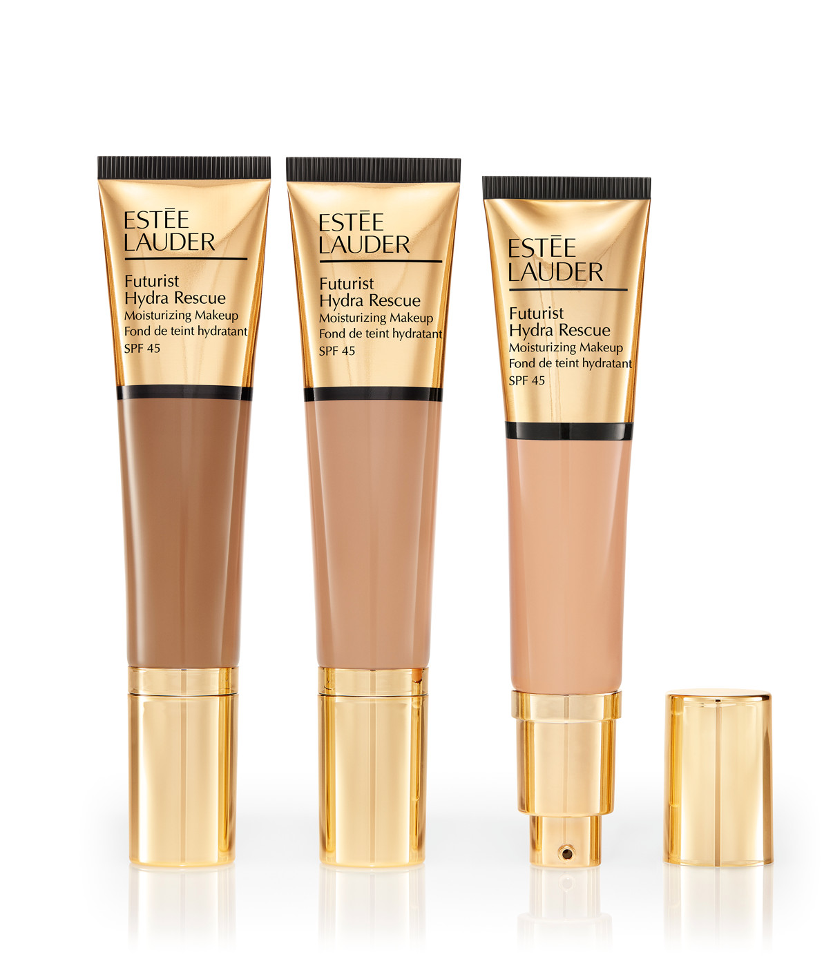 Estee Lauder FUTURIST Hydra Rescue Moisturizing Makeup SPF45 4N1 Shell Beige