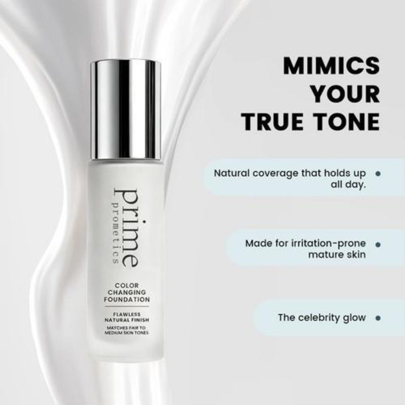 Prime Prometics Color Changing Foundation For Mature Women 30ml/1oz