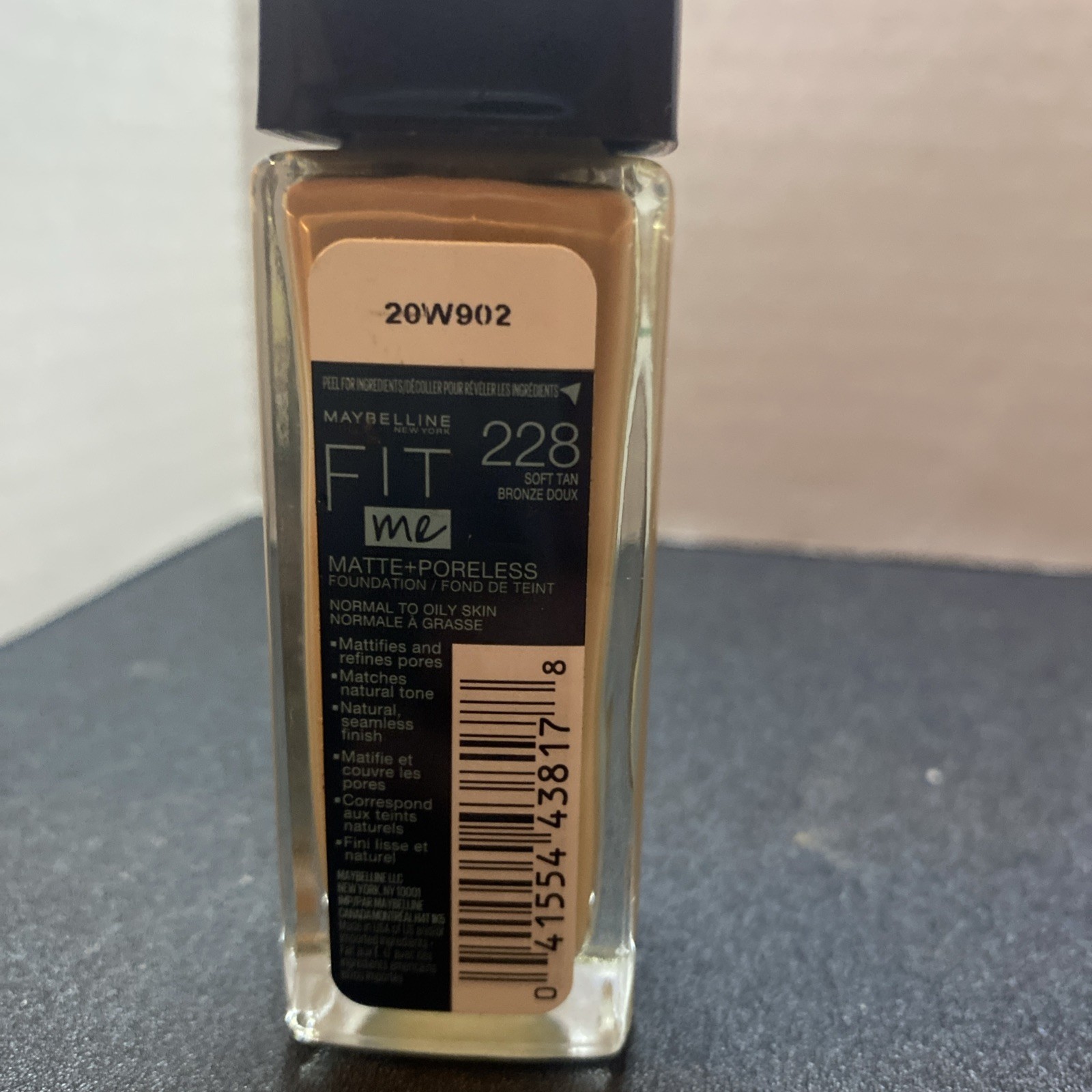 Maybelline Fit Me Matte + Poreless Liquid Foundation #228 SOFT TAN