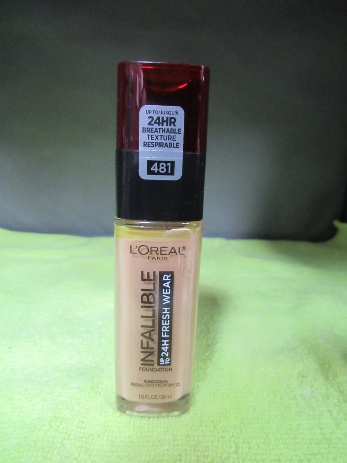 LOREAL Infallible 24hr Fresh Wear Foundation 481 Cool Sand 1oz Ea 2PC