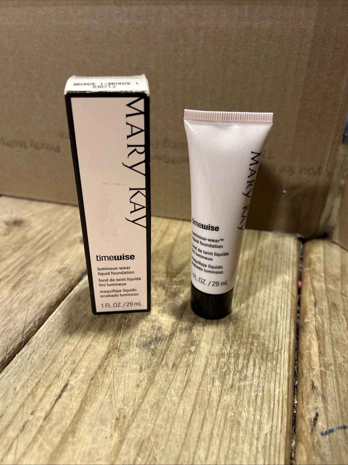 Mary Kay Medium Coverage Foundation 1 oz Bronze 1 Normal to Dry New