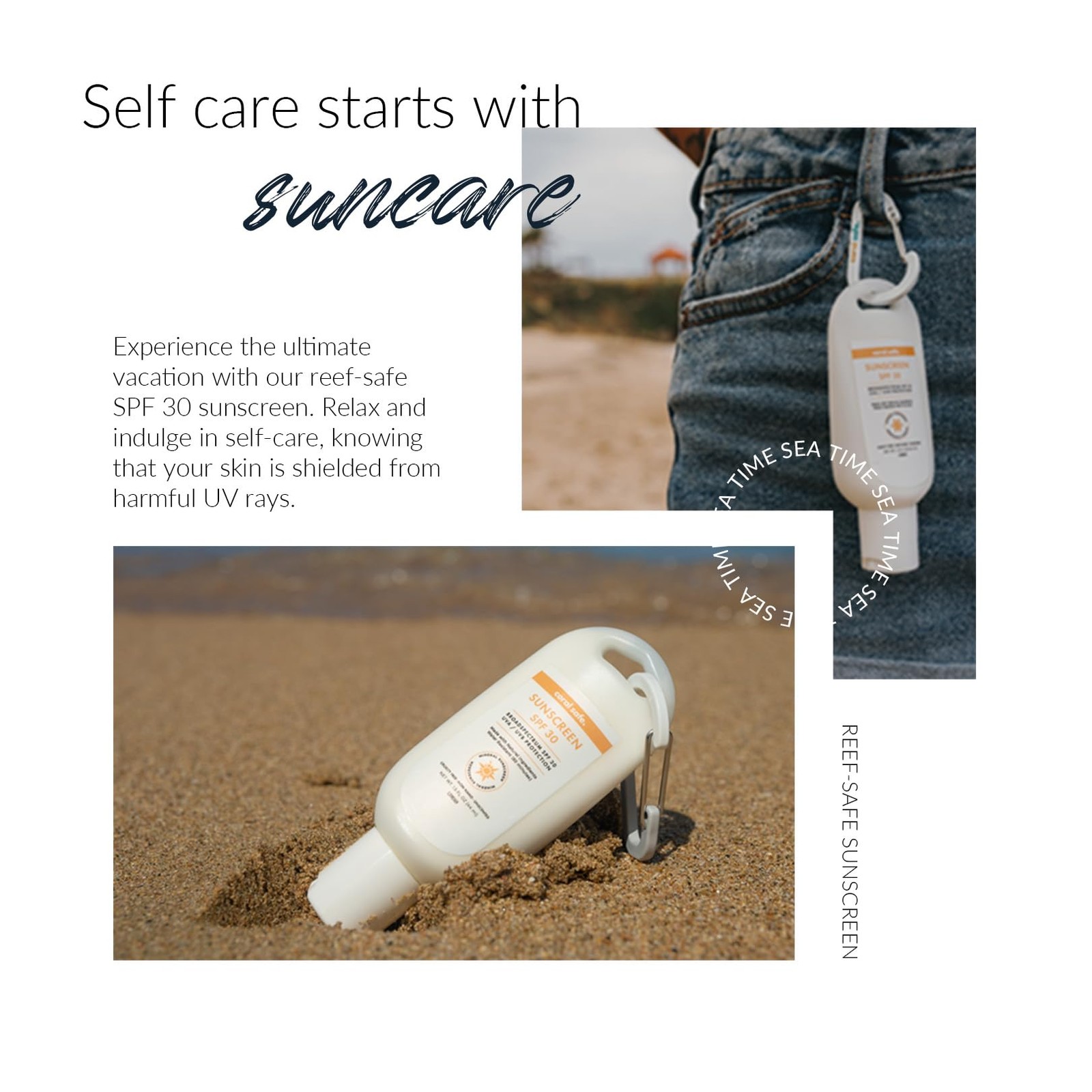 Reef Safe Sunscreen SPF 30 Mineral 1.5 Ounce (Pack of 1), 30 Lotion