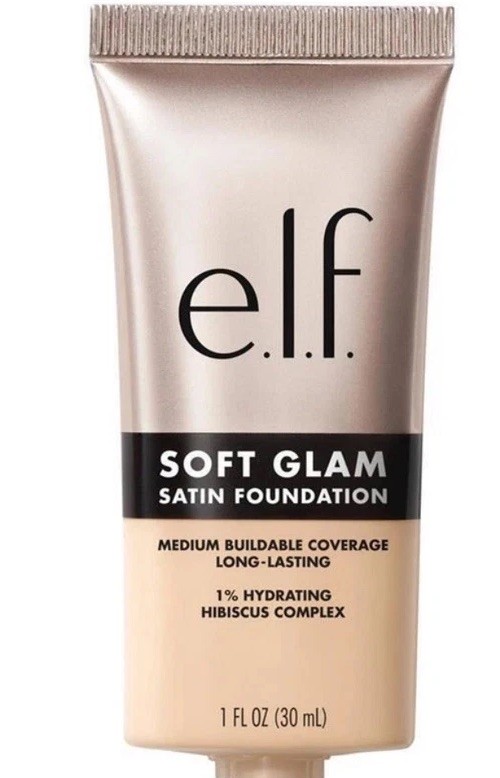 e.l.f. Soft Glam Satin Foundation – 13 Fair Neutral – 1 fl oz