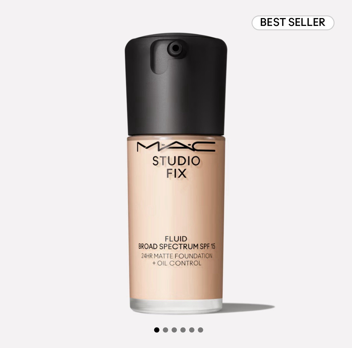MAC Studio Fix Fluid SPF 15 Foundation, Shade NW10, Full Size 1oz/30ml, NIB