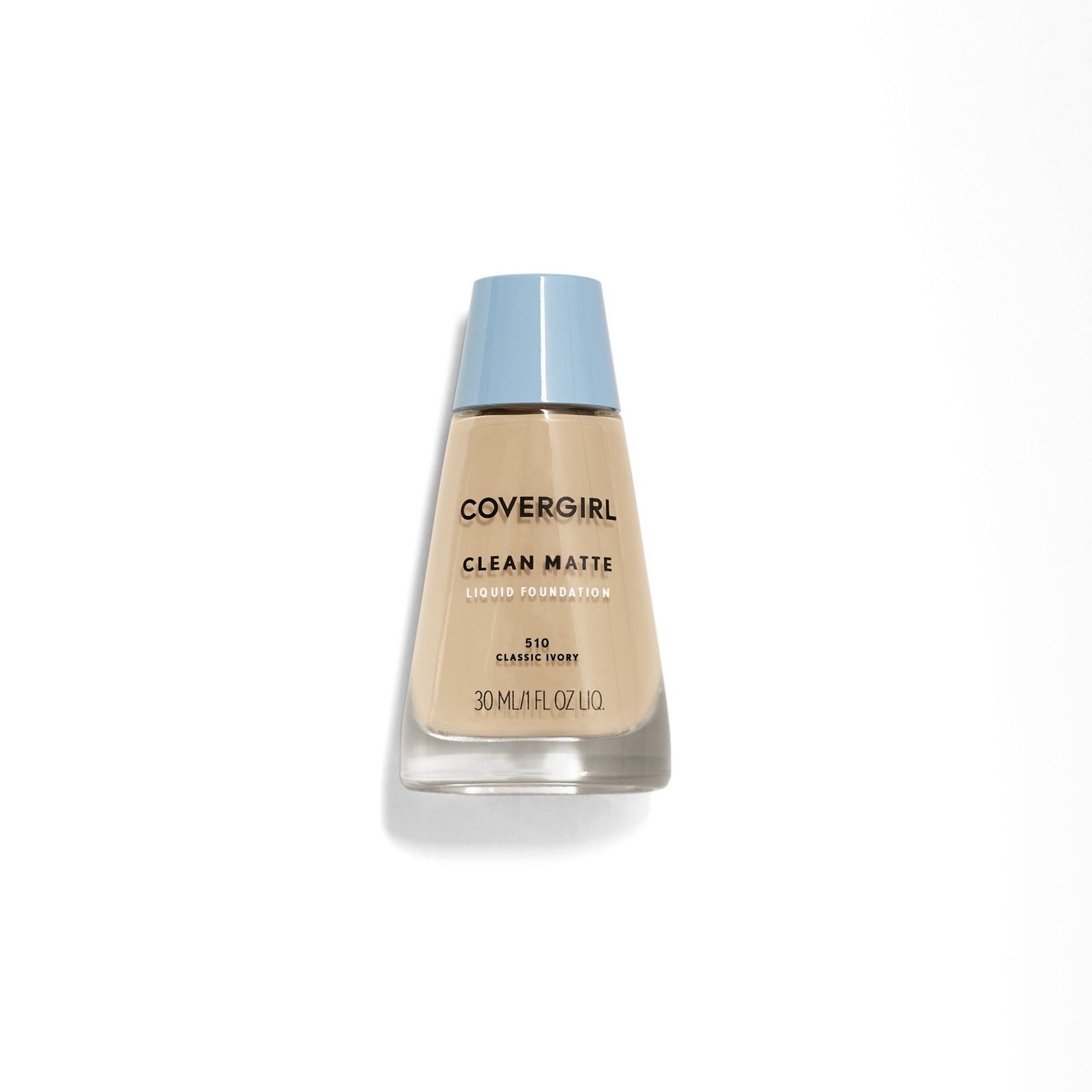 2 Pack COVERGIRL Clean Matte Liquid Foundation, 510 Classic Ivory