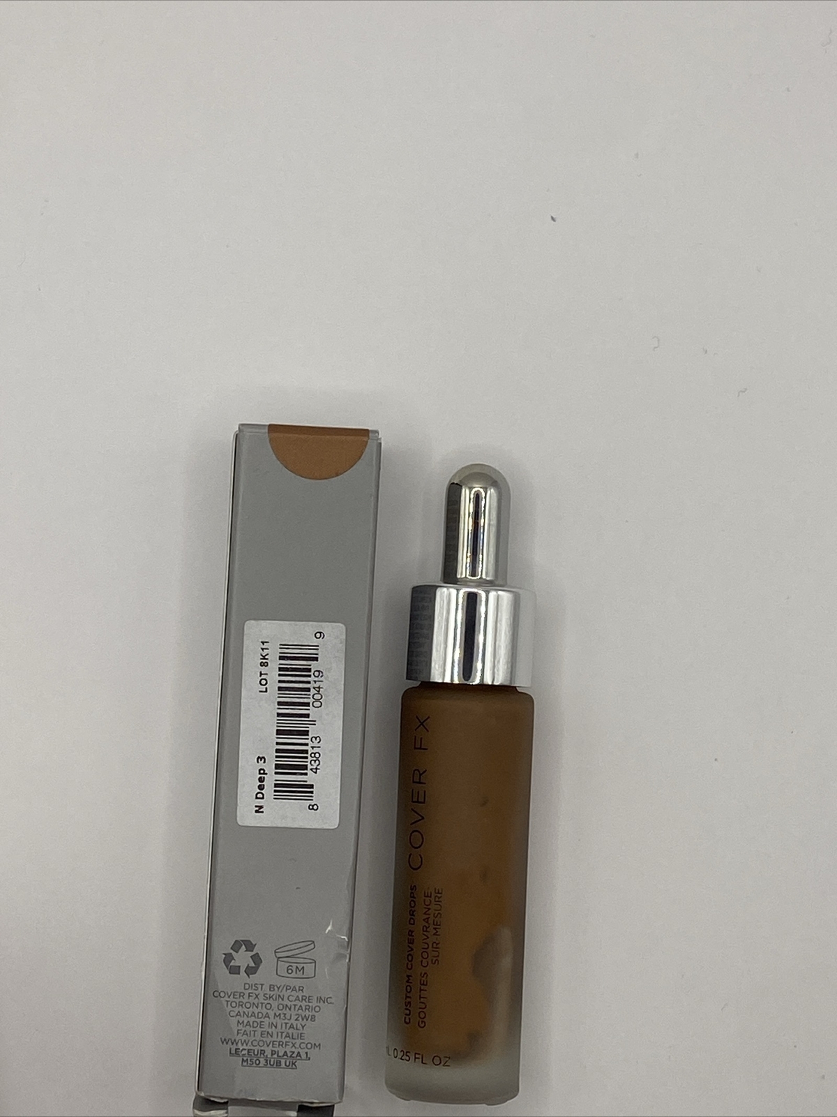 Cover FX Custom Cover Drops ~ N Deep 3 ~ 7.5 ml / 0.25 oz ~ BNIB