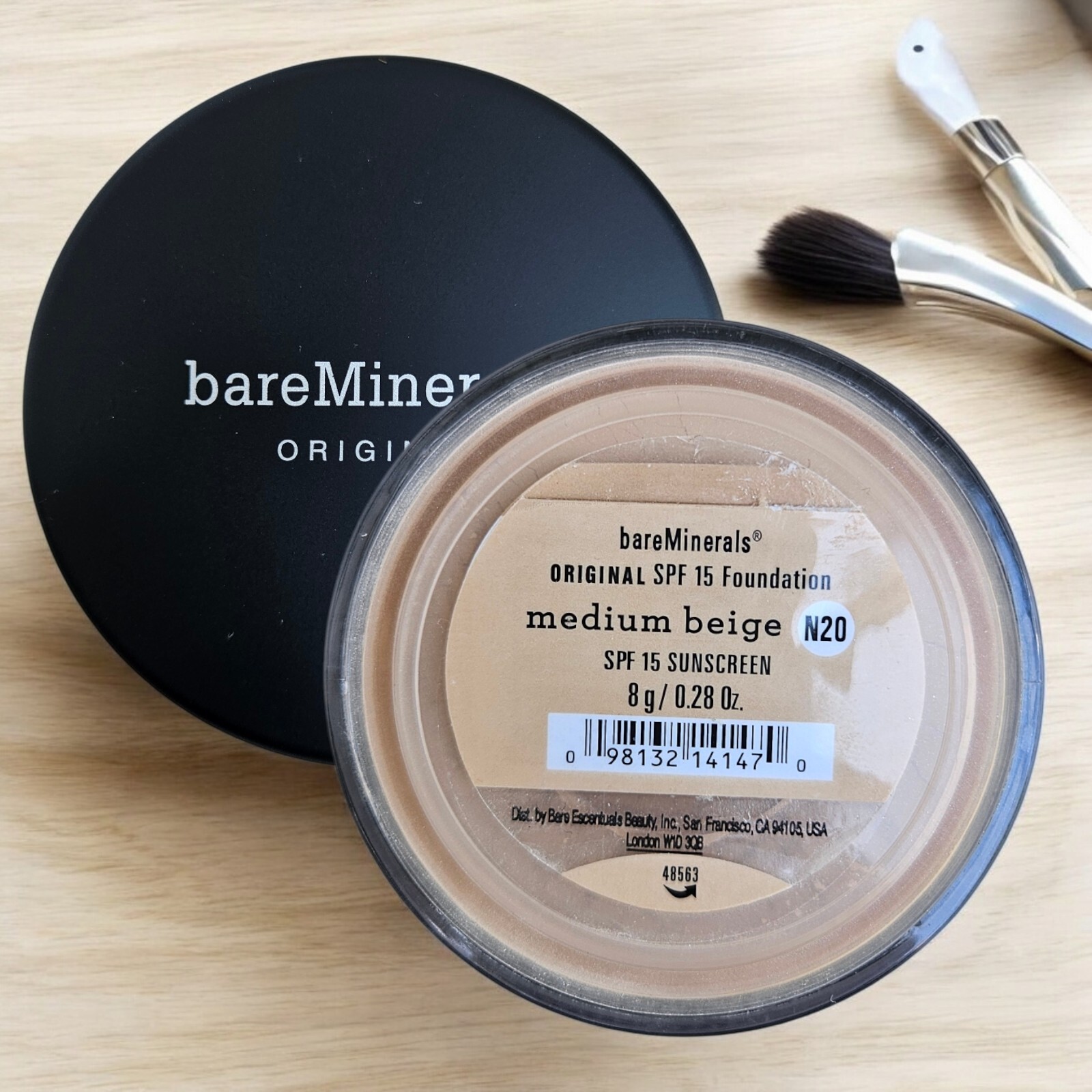 bareMinerals Foundation Original Medium Beige N20 SPF 15 8g/0.28 Oz. NEW