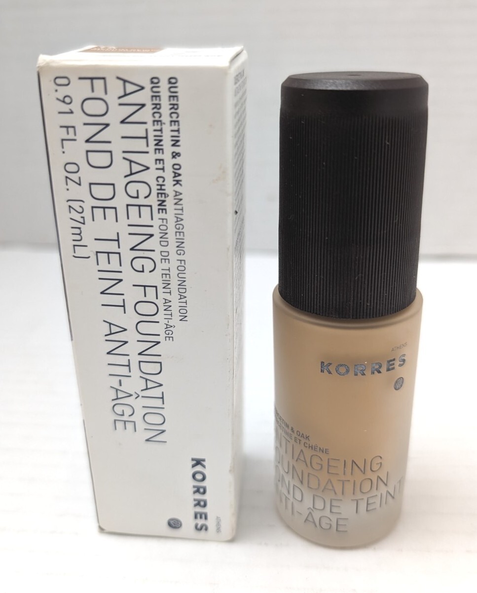 Korres Quercetine & Oak ANTI AGEING FOUNDATION, 15 Medium Beige .91 fl oz
