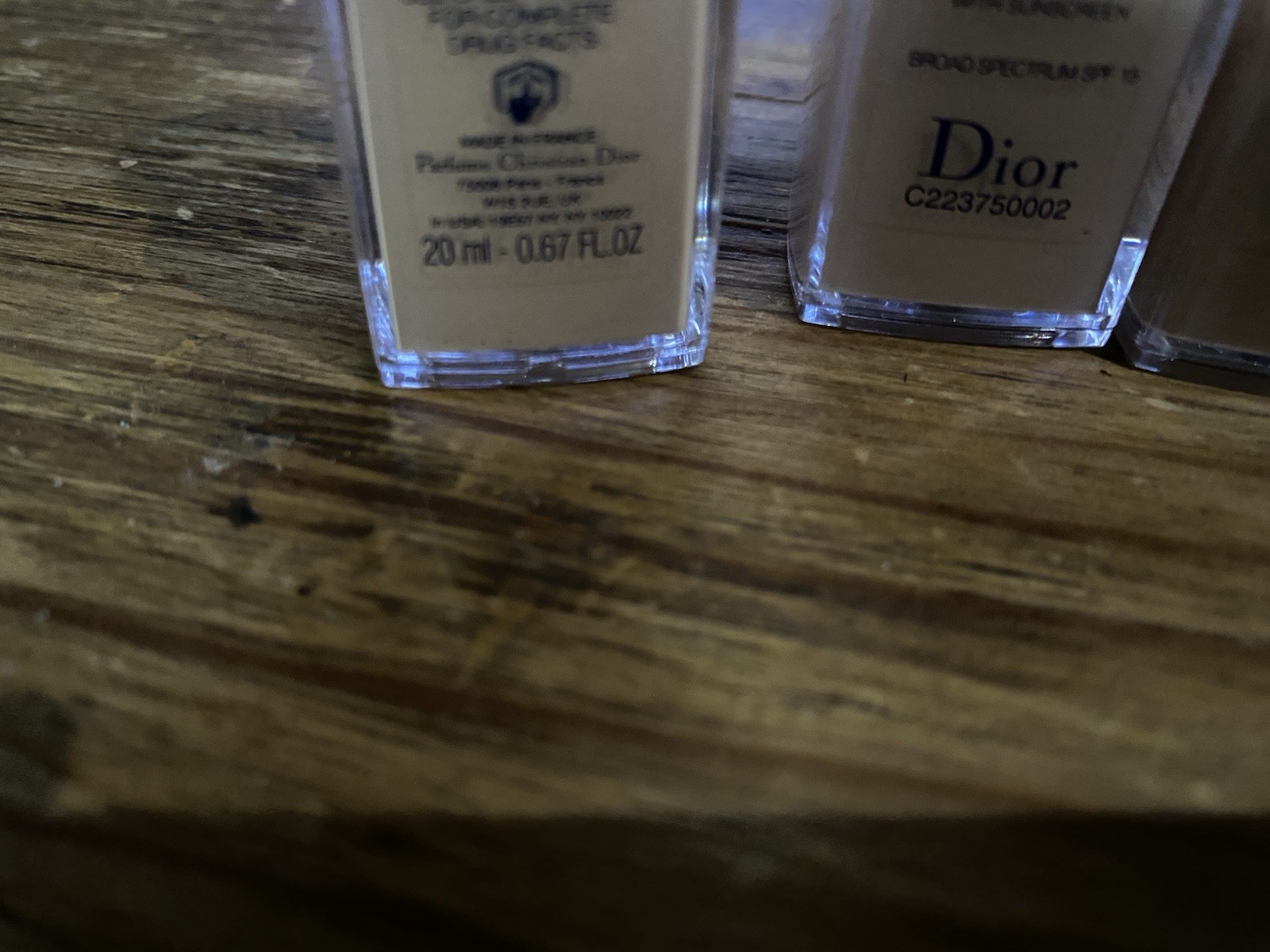 Dior Forever Skin Glow Foundation Makeup Various Shades Lot