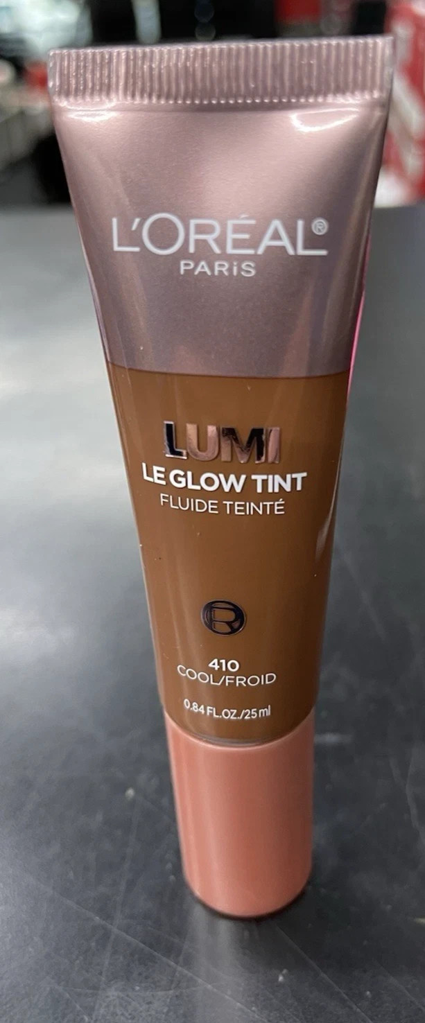 L’Oreal Lumi Le Glow Skin Tint Tinted Serum Foundation-Like Coverage 410 COOL/FR