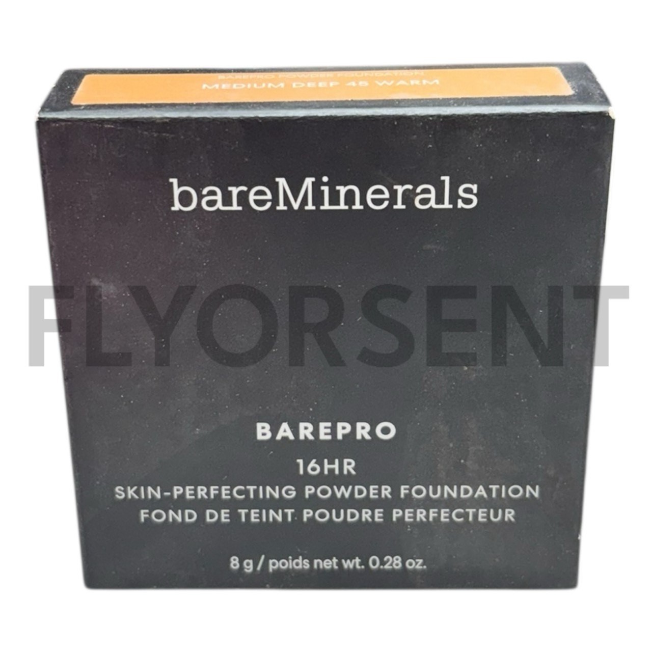 bareMinerals Barepro Powder Foundation 16hr Skin-Perfecting Medium Deep 45 Warm