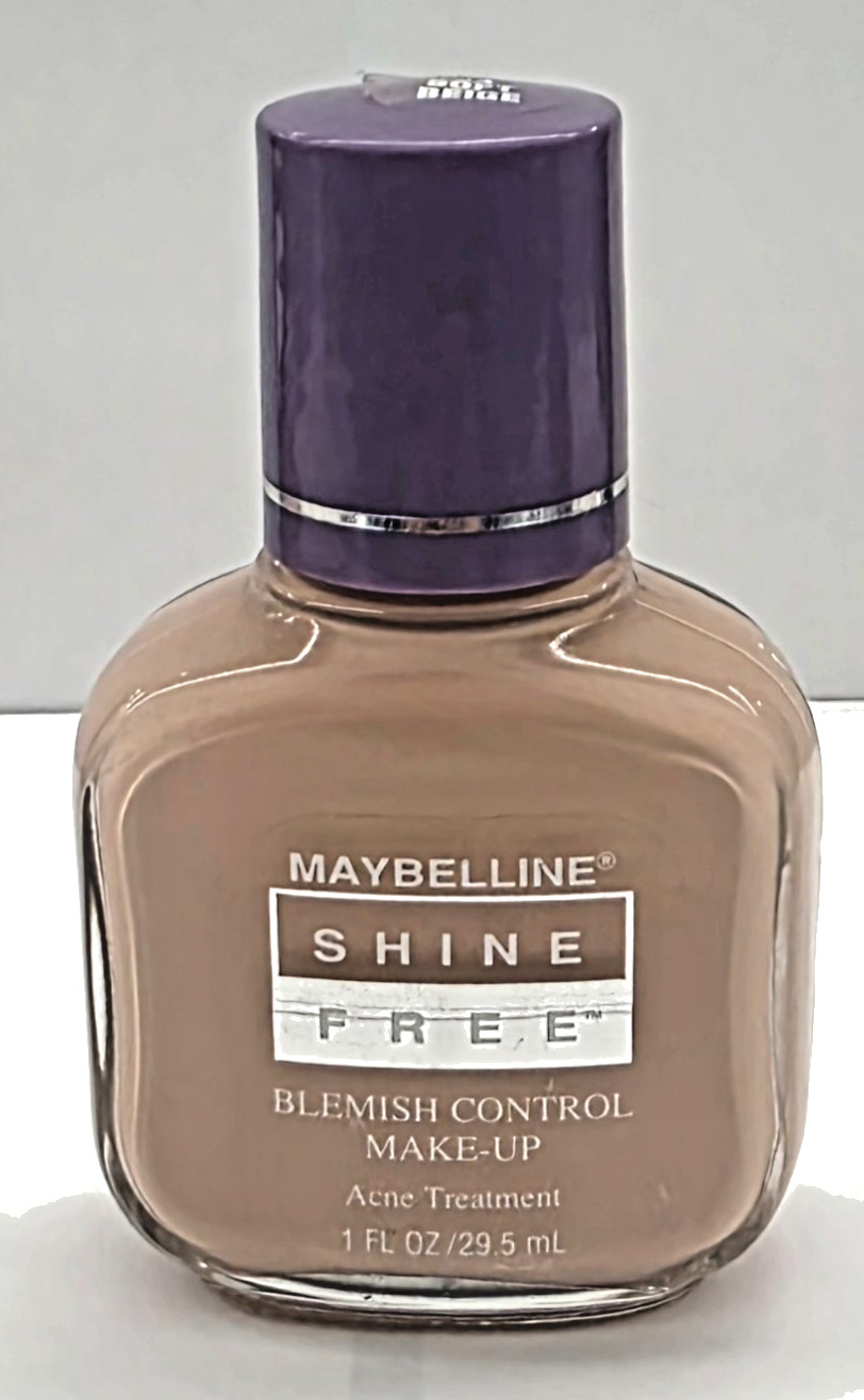 NEW Maybelline Shine Free BLEMISH CONTROL Makeup -#4 SOFT BEIGE