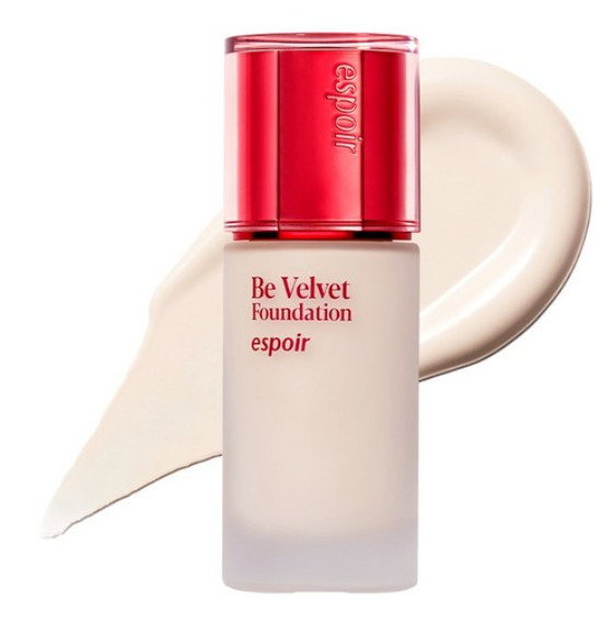 [K-beauty] Espoir Be Velvet Foundation SPF22 PA++, 10 colors, 30g