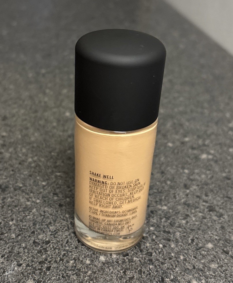 Mac Cosmetics Studio Fix Fluid Foundation NC27 Original Formula Discontinued