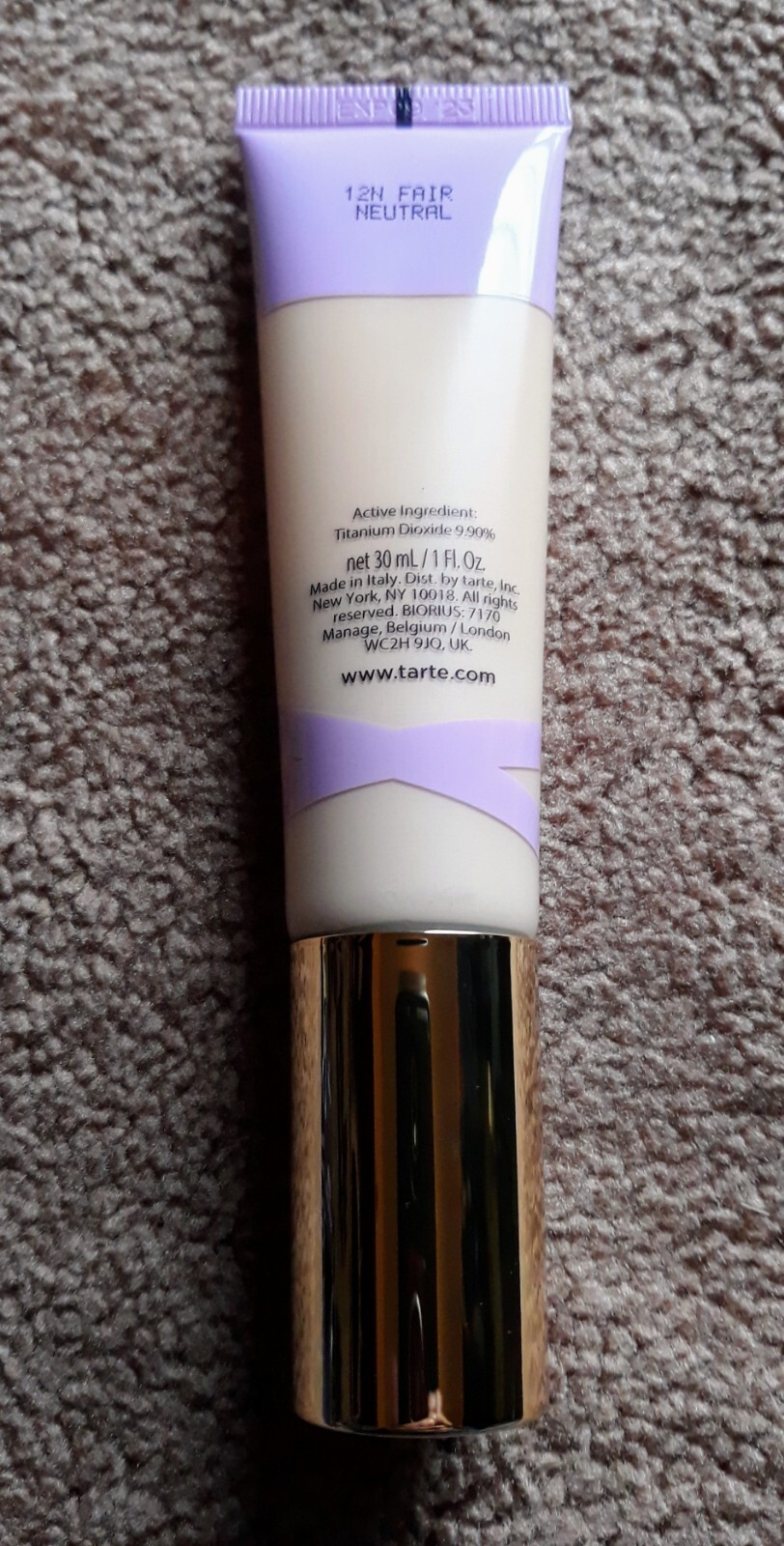 Tarte Shape Tape Cloud Coverage 12N Fair Neutral SPF 15 30 ml / 1 oz NIB