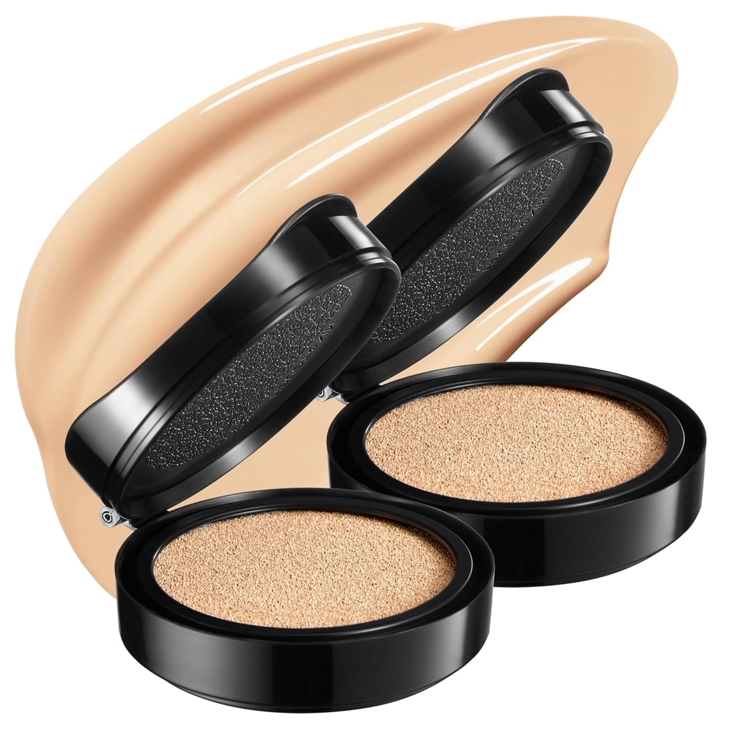 JUNG SAEM MOOL Skin Nuder Cushion + Refill Natural Finish 19 N-Light, 2 x 14g
